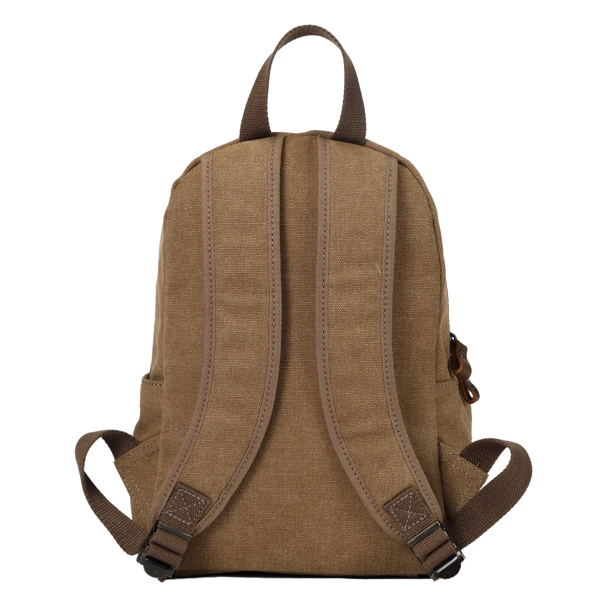 TRP0552 Troop London Classic Canvas Backpack - Small Durable School & Travel Daypack for Men & Women - Perfect for College, Commuting & Outdoor Adventures