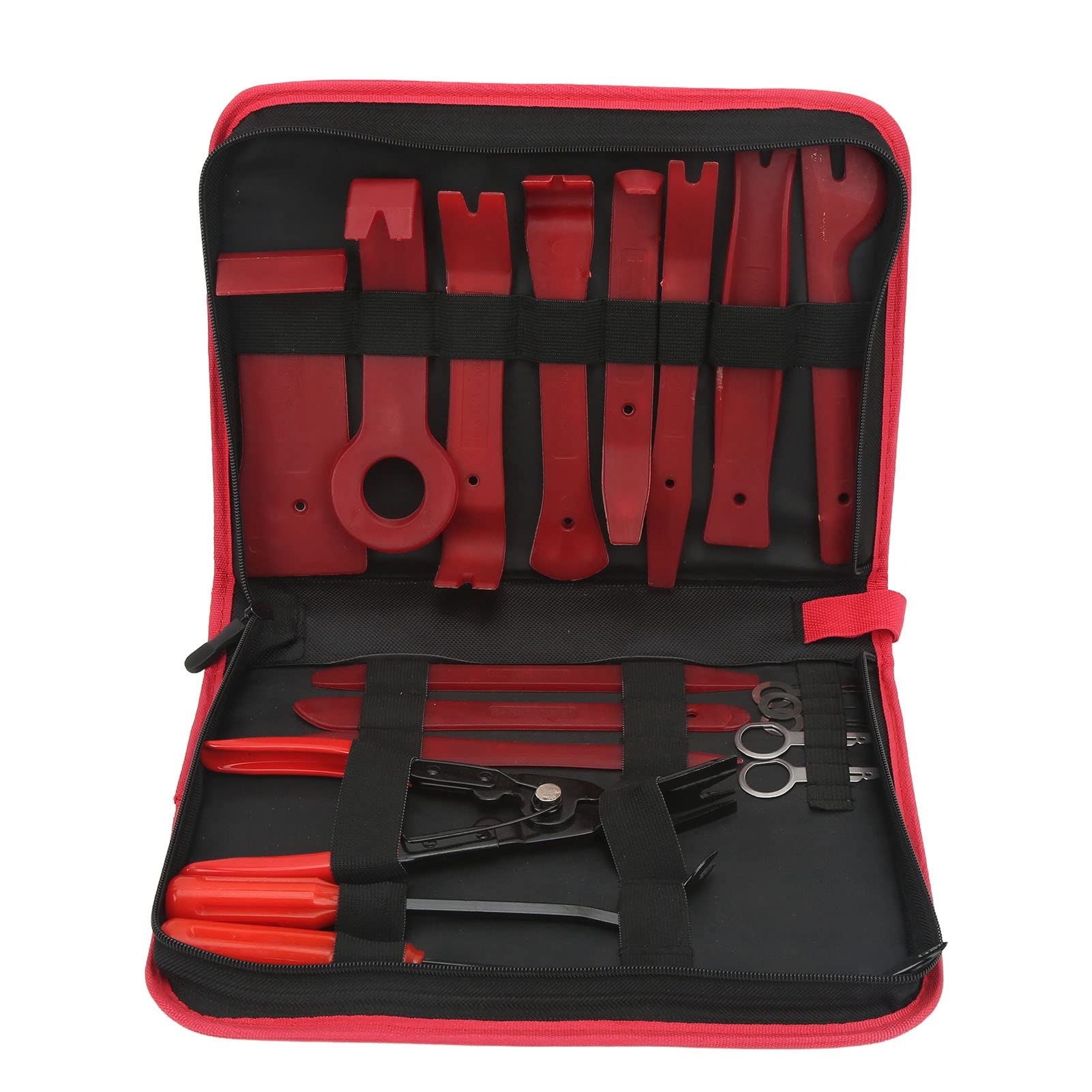 19Pcs Auto Trim Removal Tool Kit - Ergonomic Car Pry Tools for Car, Boat, Furniture & Aircraft Trim Removal - Perfect for DIY Auto Detailing, Interior Repair & Upholstery Installation