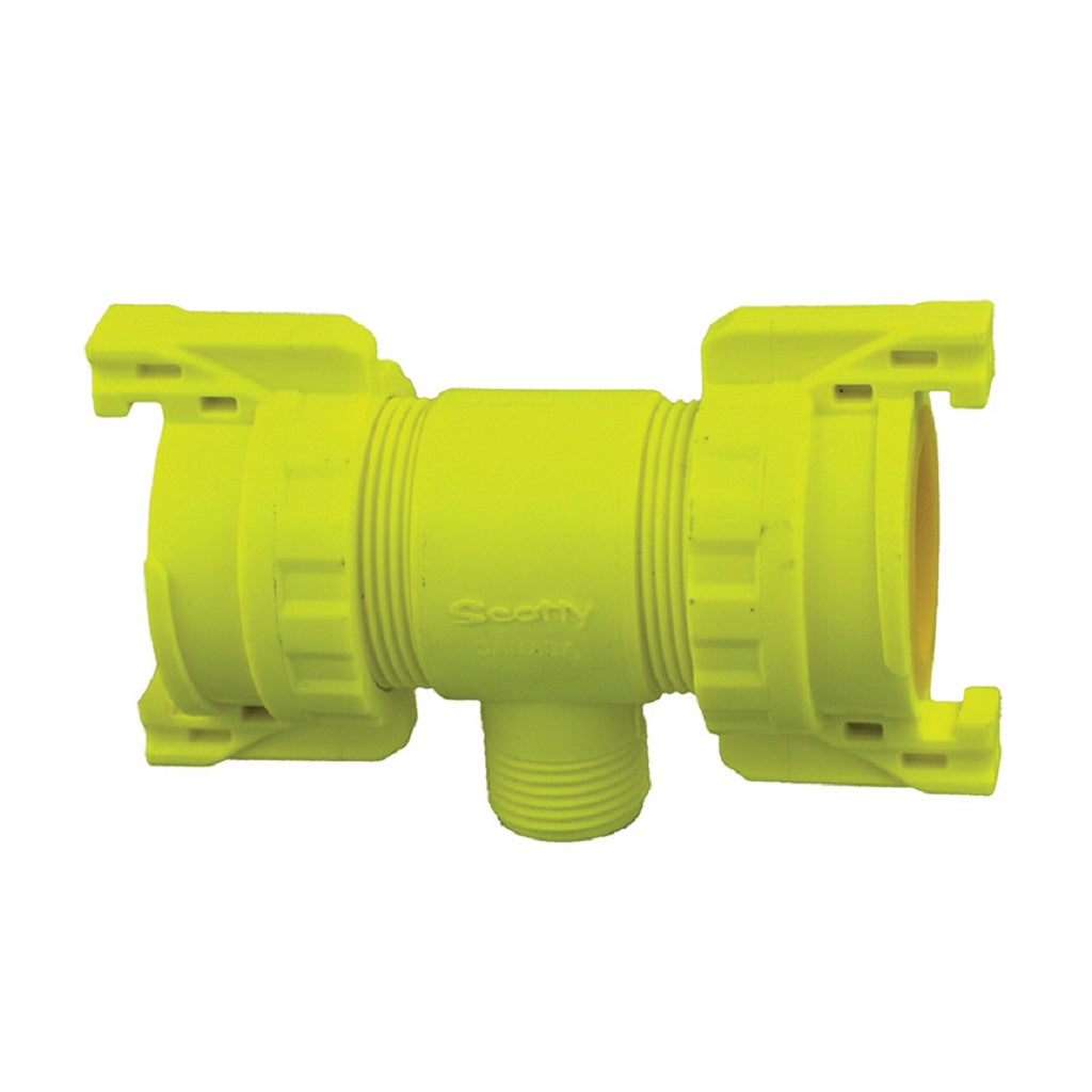 G87WT Quick Connect Forestry Fire to Garden Hose Adapter - High Flow Water Thief for Firefighting, Irrigation & Outdoor Watering