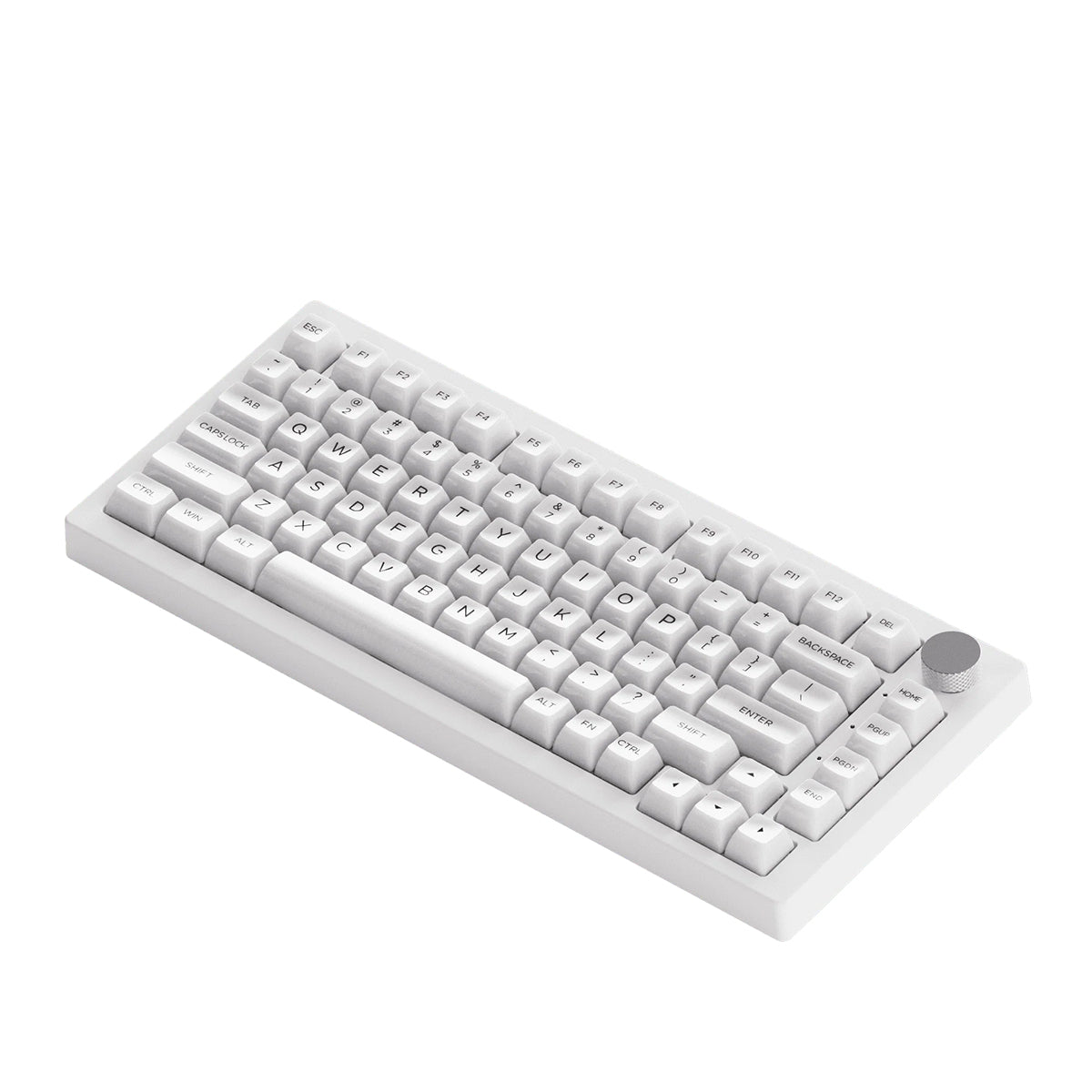 Akko 5075B Plus 75% Wireless Mechanical Keyboard - RGB Backlit, ASA Keycaps, Piano Pro Switch, White | Perfect for Gaming, Typing & Office Work