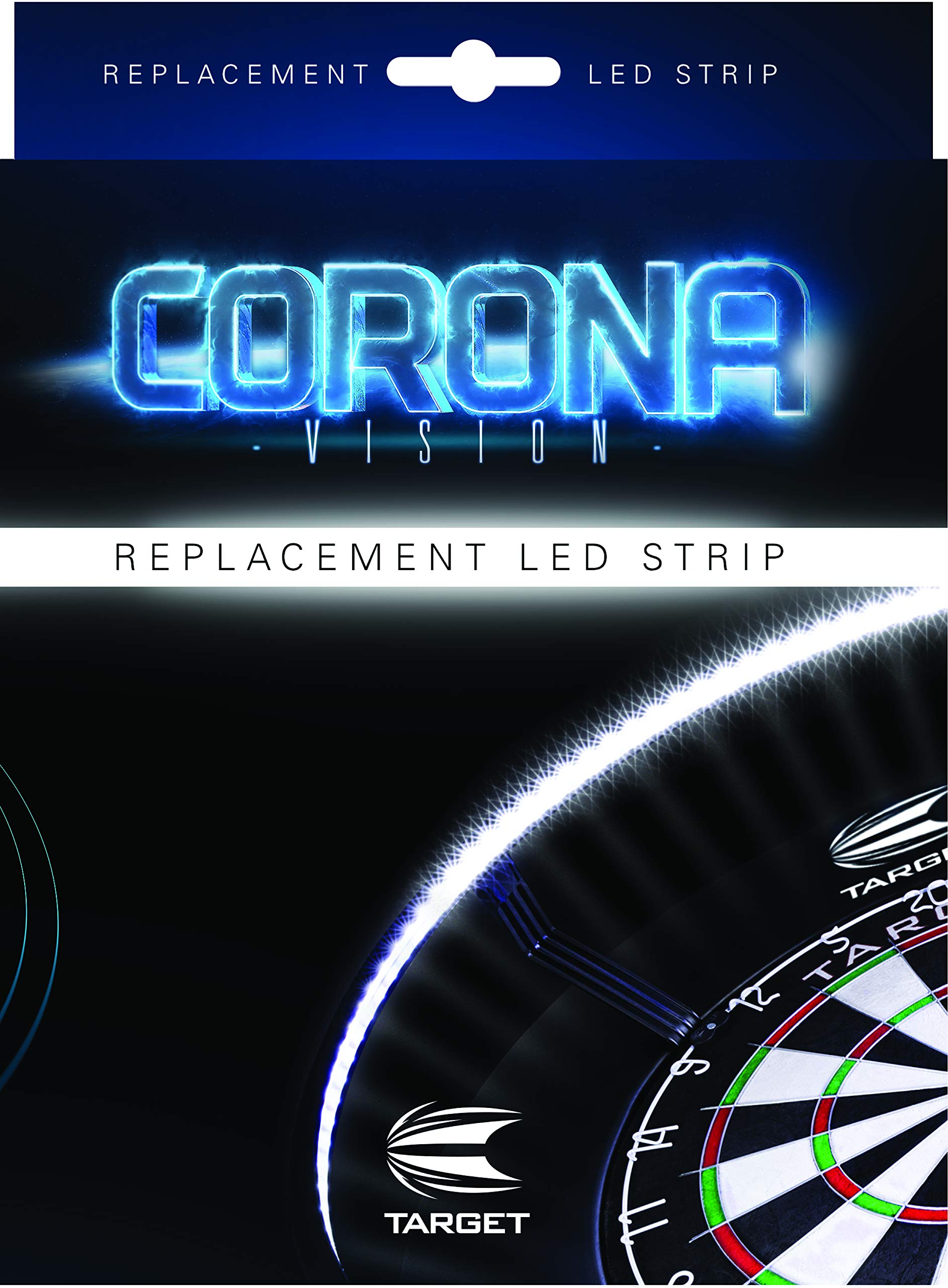 Target Darts Corona Vision Replacement LED Strip - White Standard Dartboard Lighting System for Enhanced Visibility | Perfect for Home Game Rooms, Bars & Professional Dart Tournaments