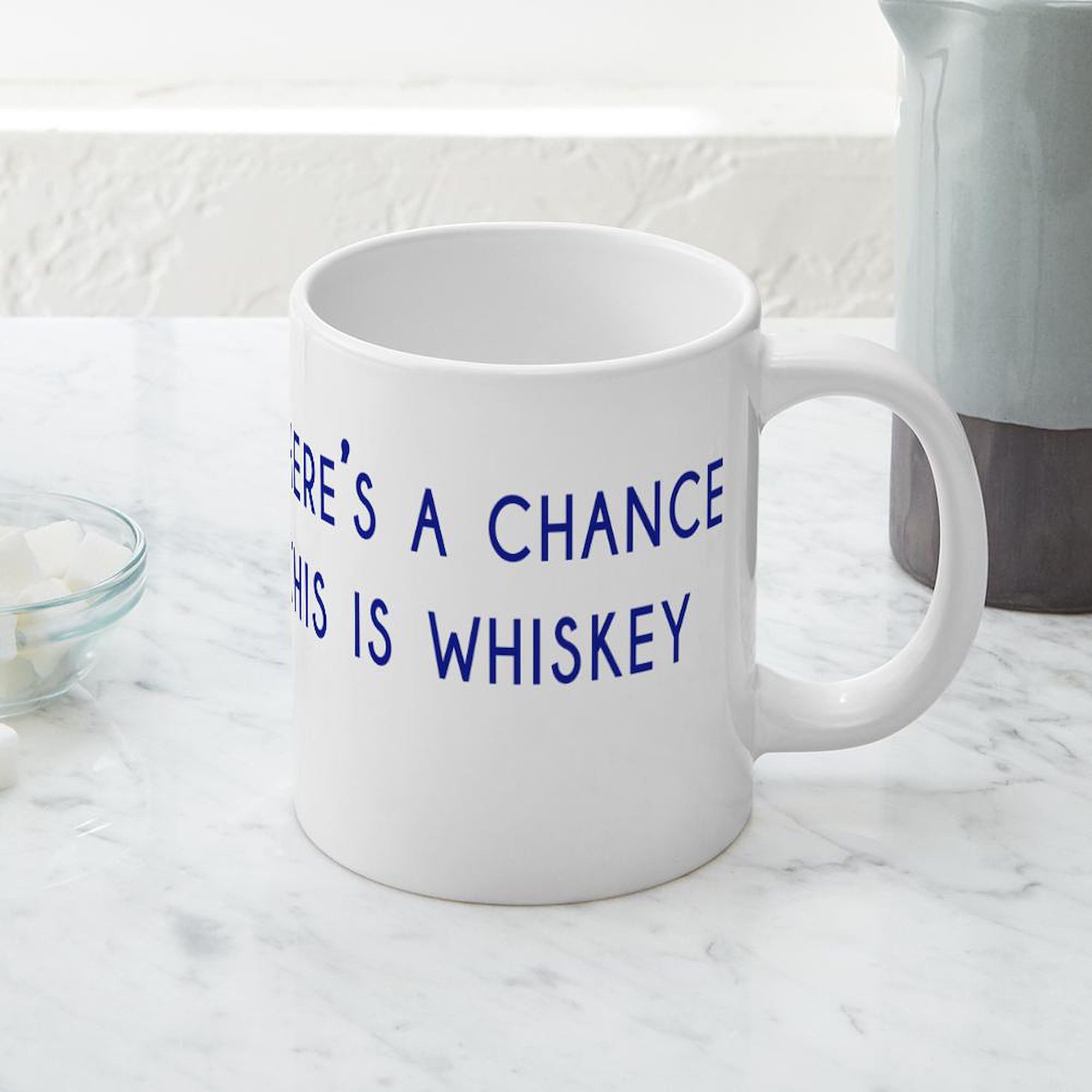 Theres A Chance This Is Whiskey 20 oz Ceramic Coffee Mug - Large Insulated Cup for Hot & Cold Drinks, Perfect for Coffee, Tea, Whiskey or Office Use