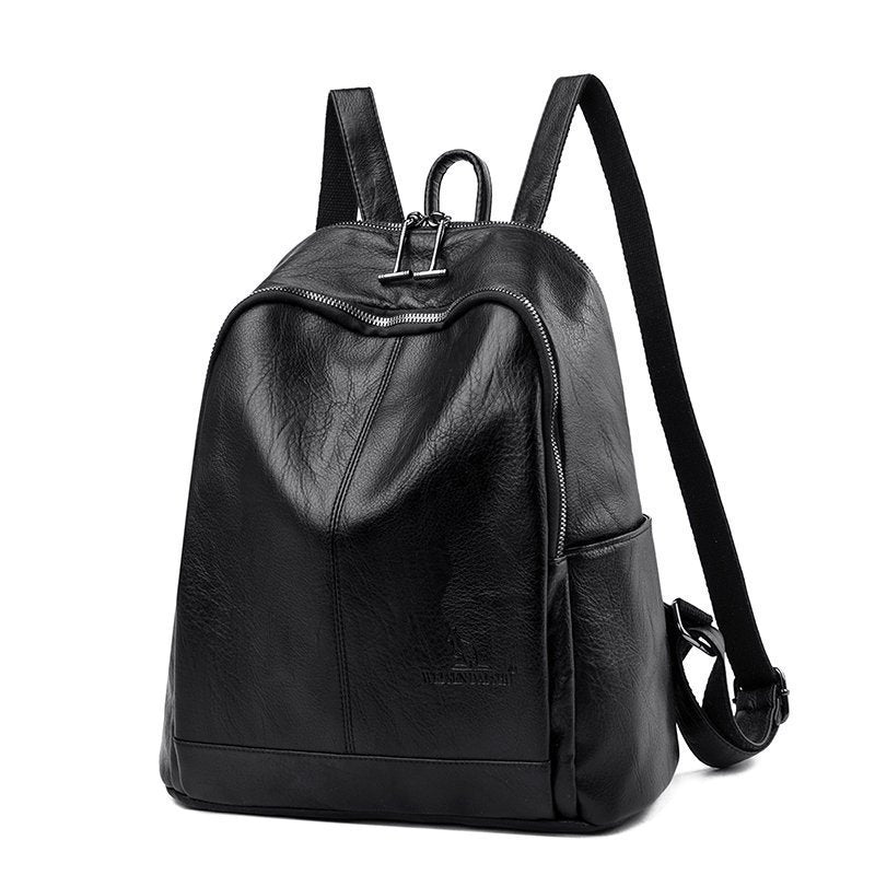 Vegan Leather Women's Backpack - Stylish & Eco-Friendly Laptop Bag for Work, Travel & College | Durable & Lightweight Vegan Purse for Everyday Use