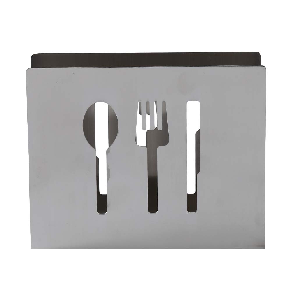 **GUAngqi Stainless Steel Tabletop Napkin Holder - Upright Paper Towel Rack for Kitchen, Dining Room & Restaurant Use**