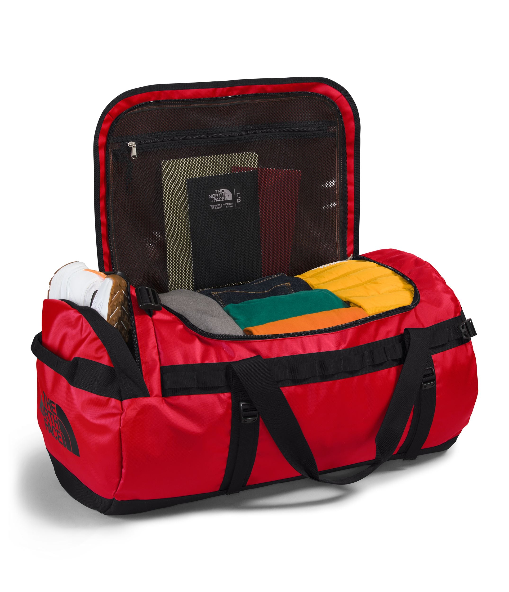 The North Face Base Camp Duffel Bag - Large Durable Waterproof Travel Duffel for Camping, Hiking & Outdoor Adventures - Perfect for Gear Storage & Adventure Travel