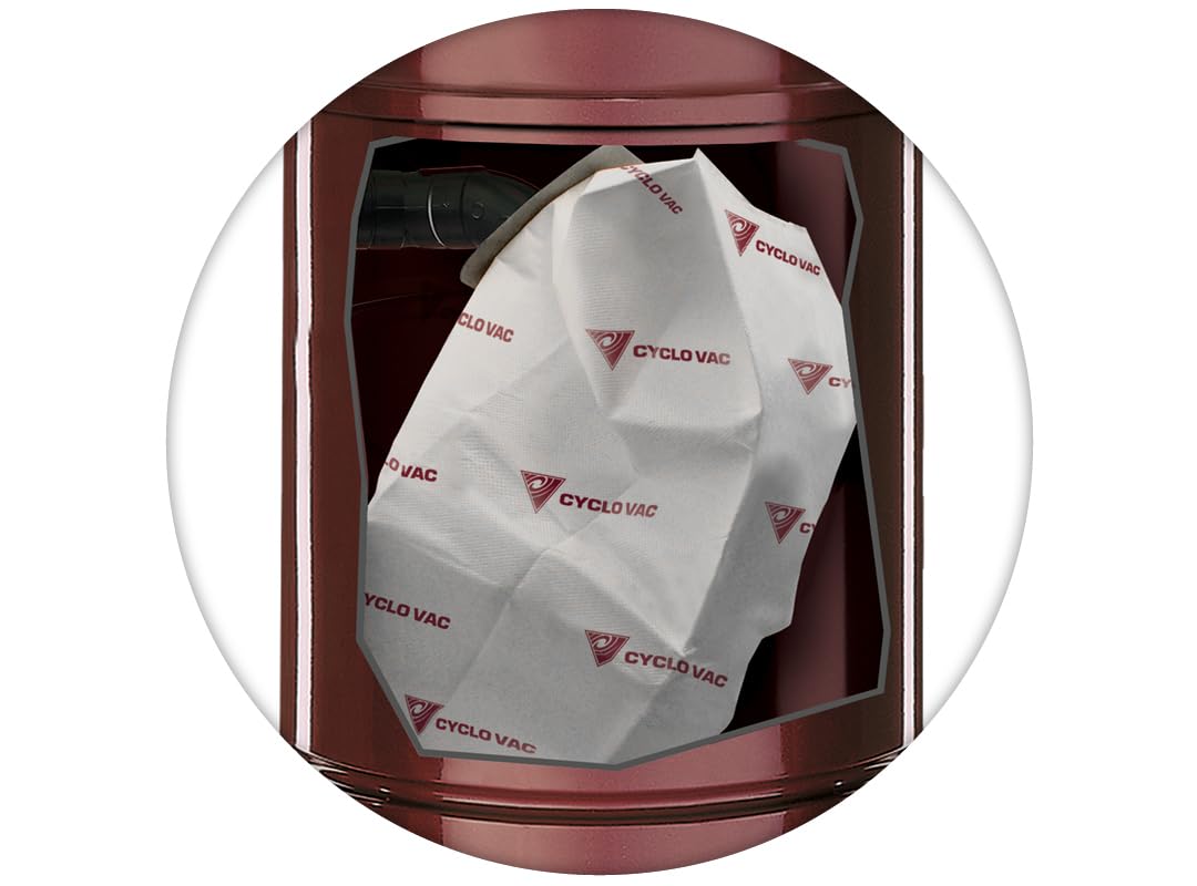 CycloVac TDSAC93C High Efficiency Heavy Duty Central Vacuum Electrostatic Bags - 3 Pack | Perfect for Pet Hair, Allergen Removal & Whole-House Cleaning