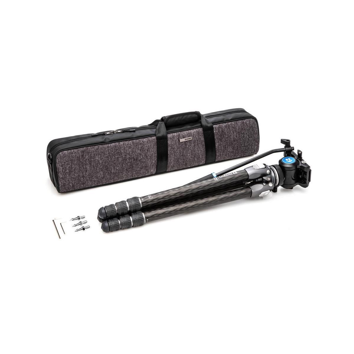Benro TTOR34CLVS4PRO Carbon Fiber Tripod with S4Pro Video Head - Professional 3 Series Tripod System for Photography & Videography - Perfect for Travel, Studio & Outdoor Shooting