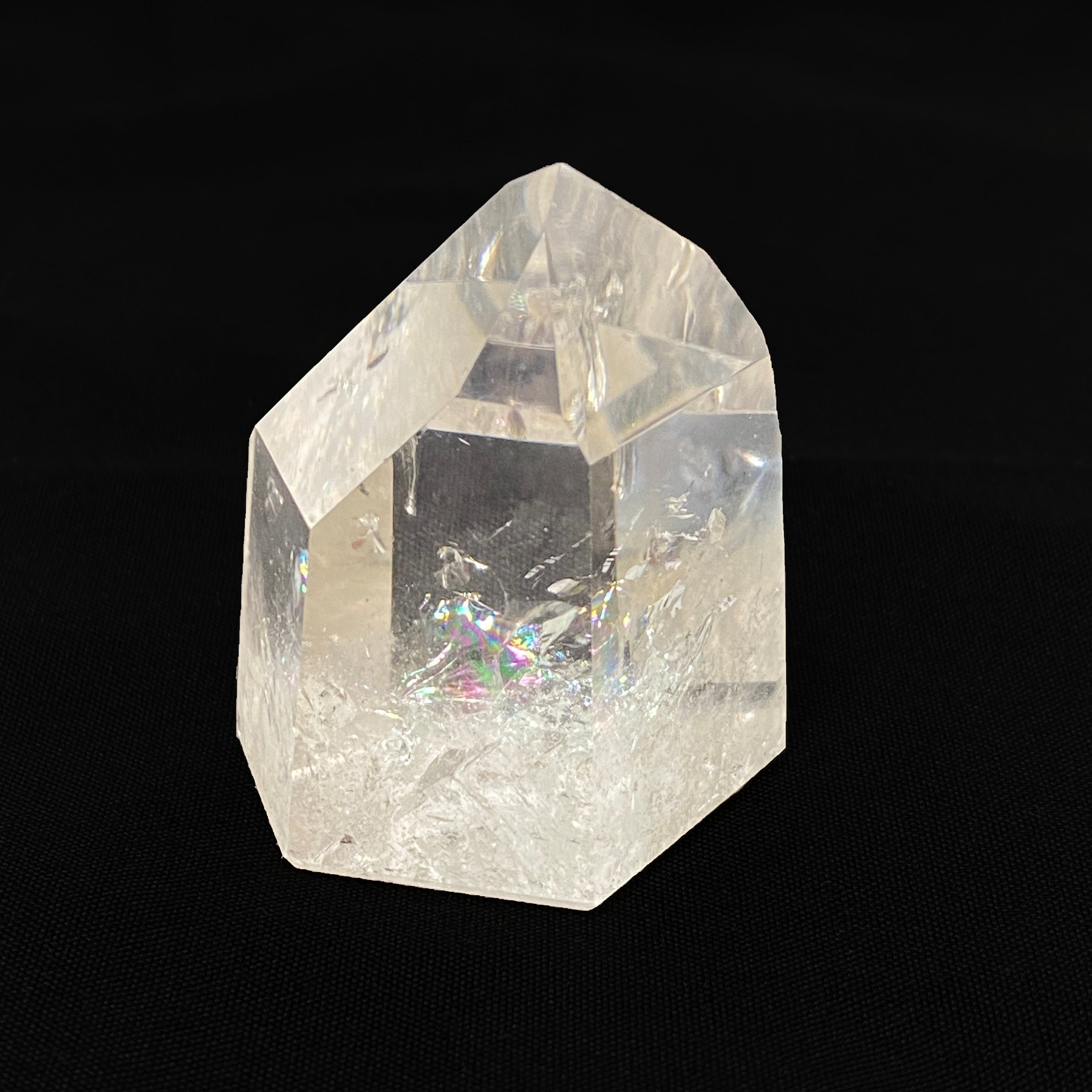 Lemurian Seed Crystal Polished Point - 74g 47x38mm Natural Healing Stone for Meditation, Energy Work & Spiritual Growth - Perfect for Home Decor, Yoga Spaces & Crystal Collections