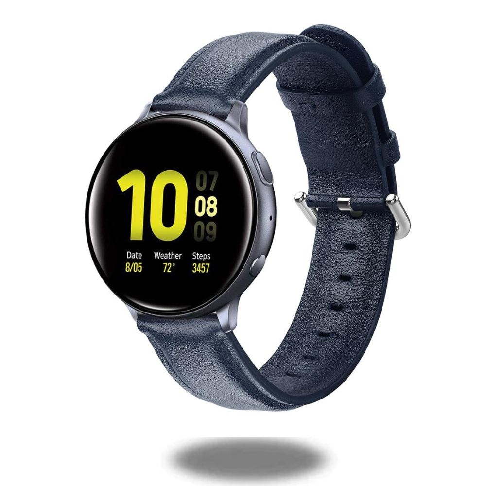 Premium Genuine Leather Strap for Samsung Galaxy Watch - Comfortable & Durable Replacement Band for Everyday Wear, Workouts & Outdoor Activities