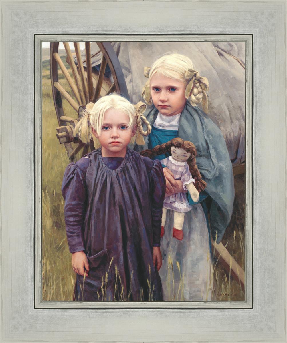 Prairie Angels By Leon Parson - Western Art Print - Cowboy & Native American Wall Decor - Perfect for Home, Office & Western-Themed Spaces