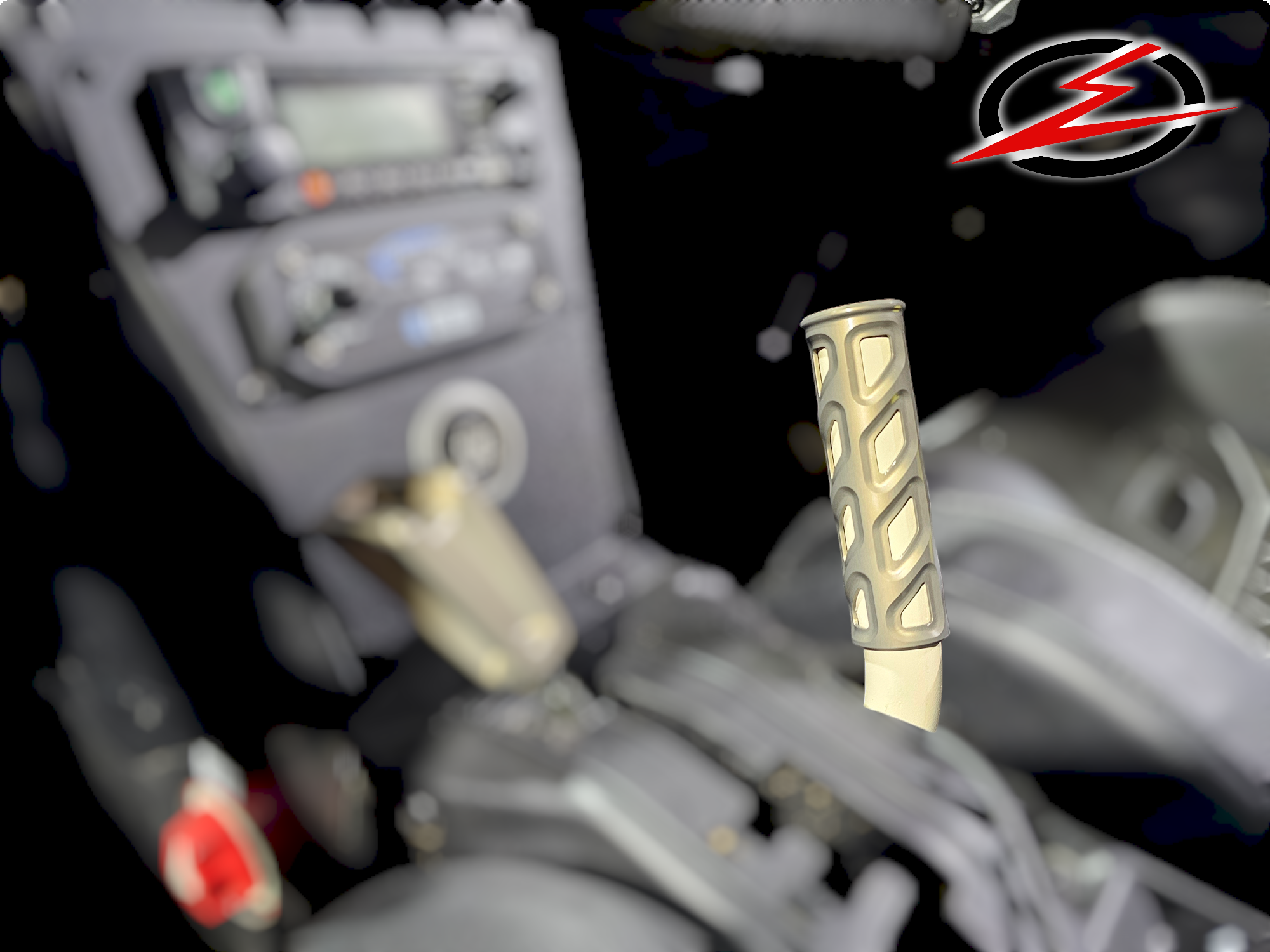 2017-2024 Can-Am Maverick X3 EOD Grab Handle - Anodized Gun Metal Finish - Heavy Duty Off-Road Accessory for UTV & Side-by-Side Vehicles - Perfect for Trail Riding, Dune Bashing & Off-Road Adventures
