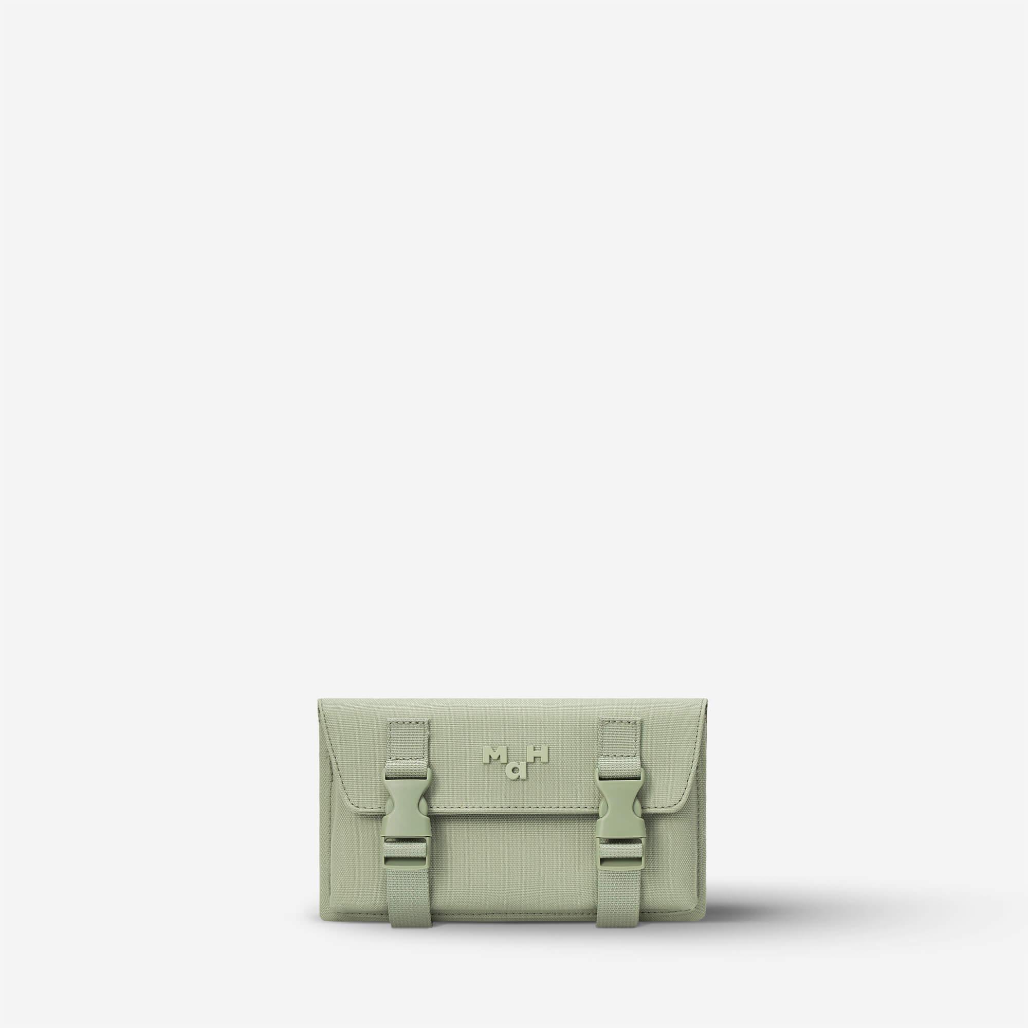 Premium Green PU Leather Pencil Case - Stylish & Durable School & Office Stationery Organizer for Students & Professionals