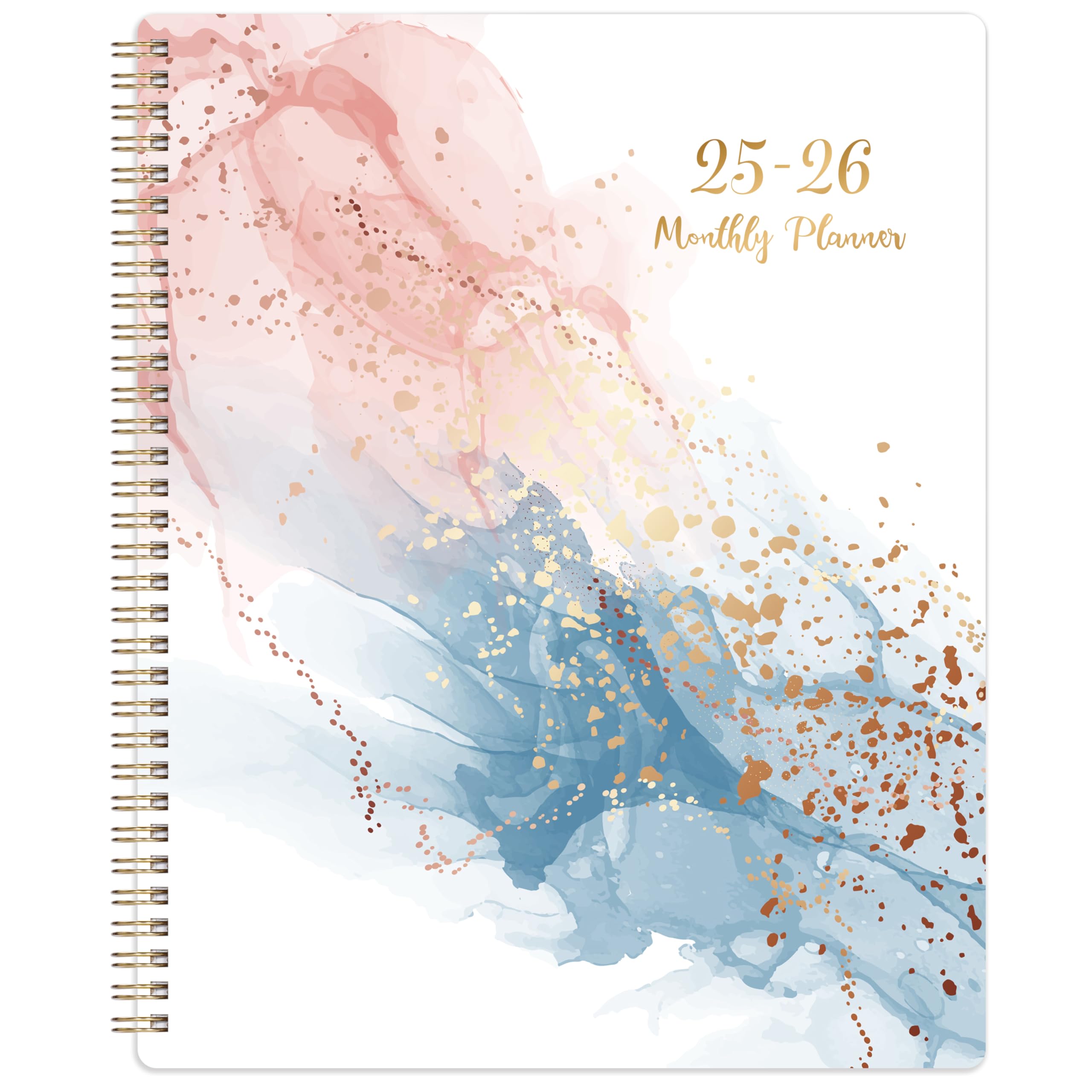 2025-2026 Monthly Planner with Tabs & Inner Pocket - July 2025 to December 2026 Calendar Organizer, 8.5