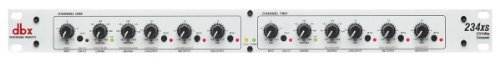 DBX 234XS Professional Stereo 2-Way/3-Way & Mono 4-Way Audio Crossover with XLR Connectors - Perfect for Live Sound, DJ Setups & Studio Recording (Includes Microfiber Cloth & 1-Year Extended Warranty)