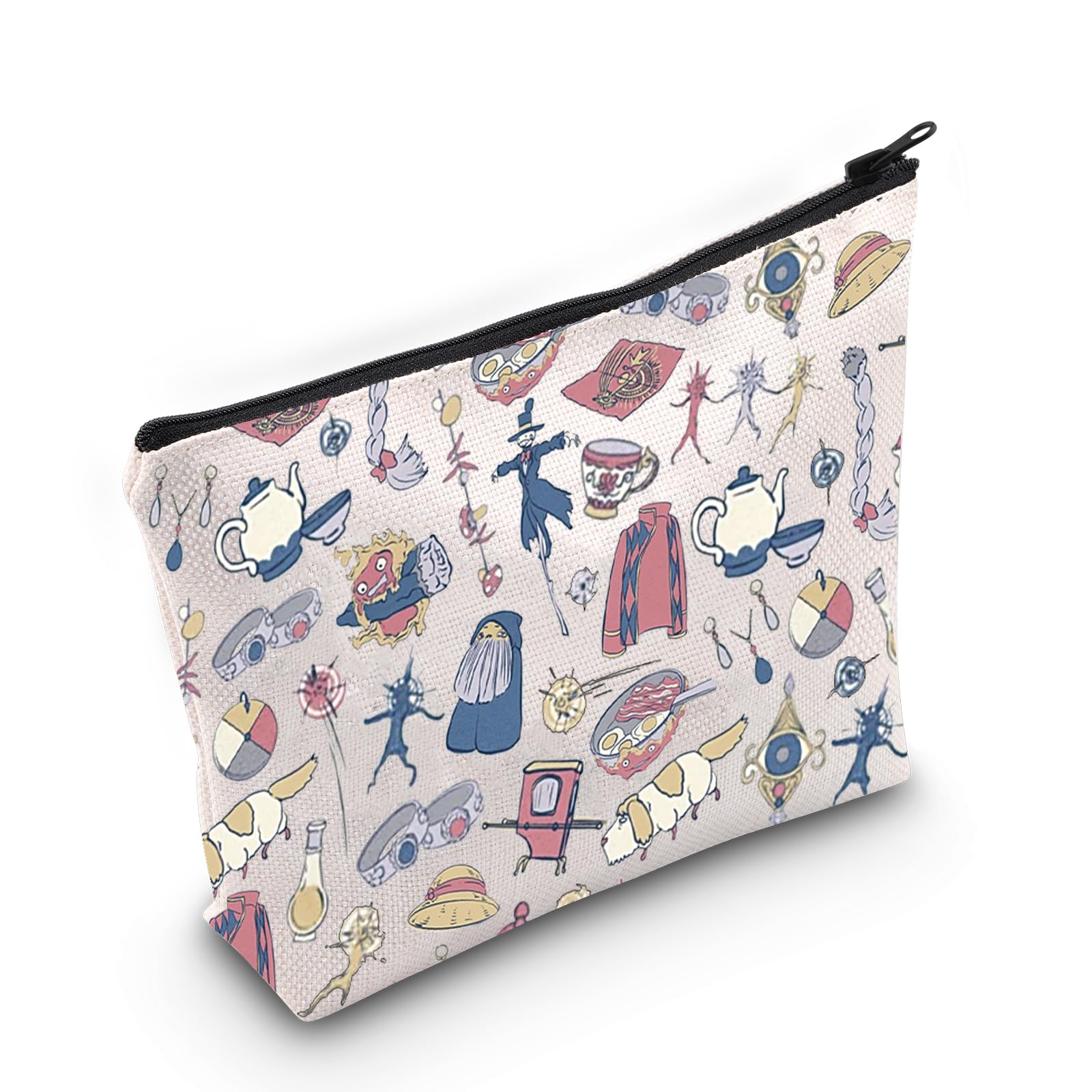 TSOTMO Anime Makeup Bag for Manga & Comic Fans - Japanese Cartoon Character Zipper Pouch - Perfect Gift for Anime Lovers (Great for Cosplay, Travel & School Essentials Storage)