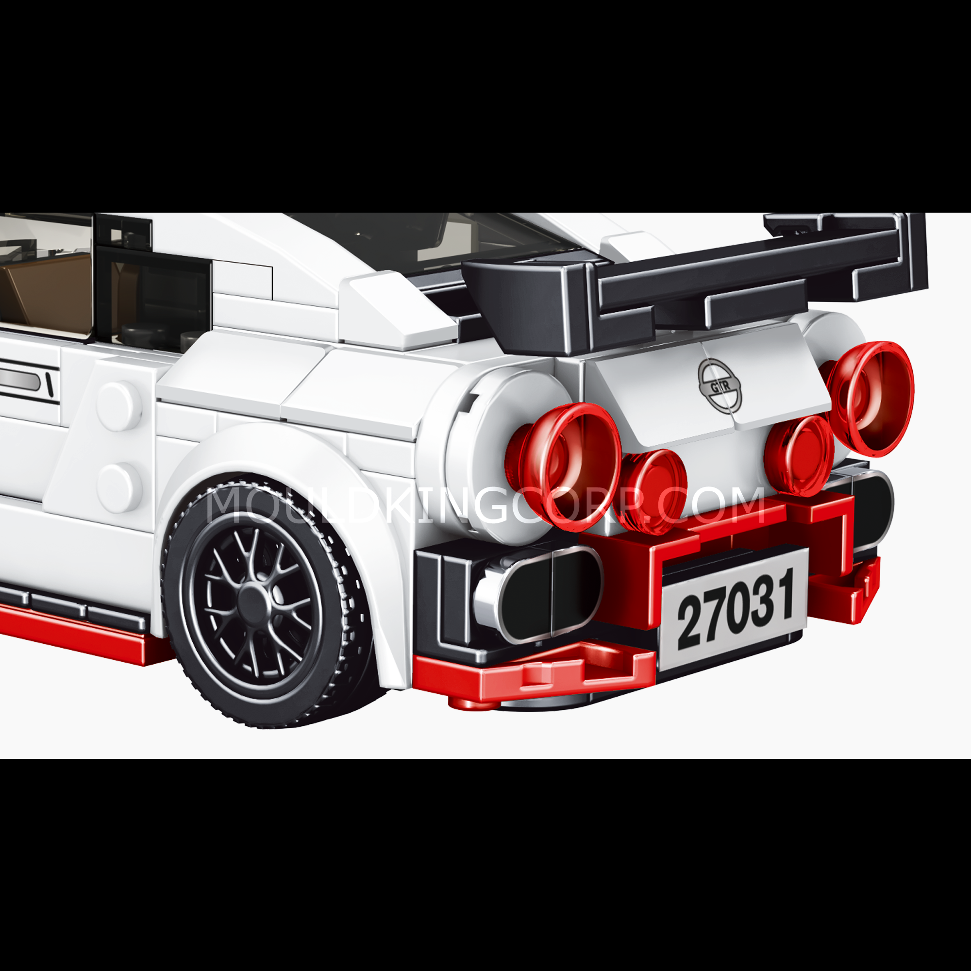 Mould King 27031S GTR Sports Car Building Blocks Set - 384 PCS DIY Model Kit for Adults & Teens - Perfect for Car Enthusiasts, Home Decoration, and Gift Giving
