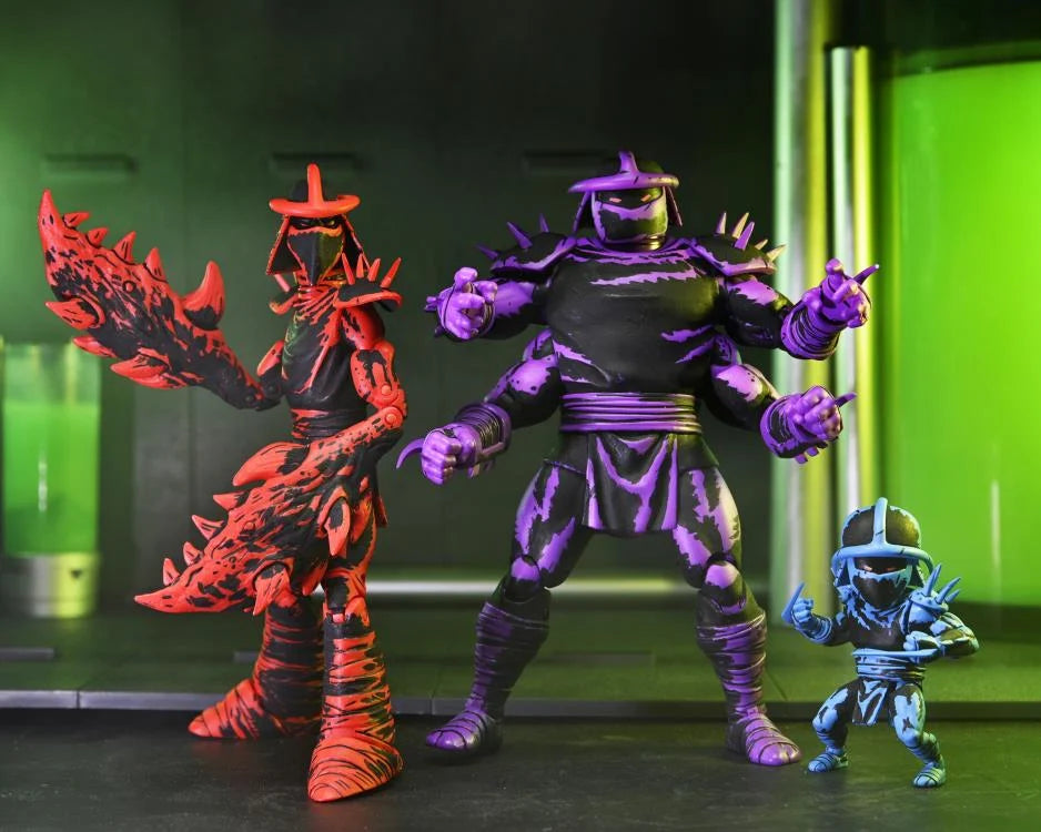 Teenage Mutant Ninja Turtles Shredder Clones Action Figure Set - Mirage Comics Collectible TMNT Villain Figures - Perfect for Display, Gifts & Comic Book Fans