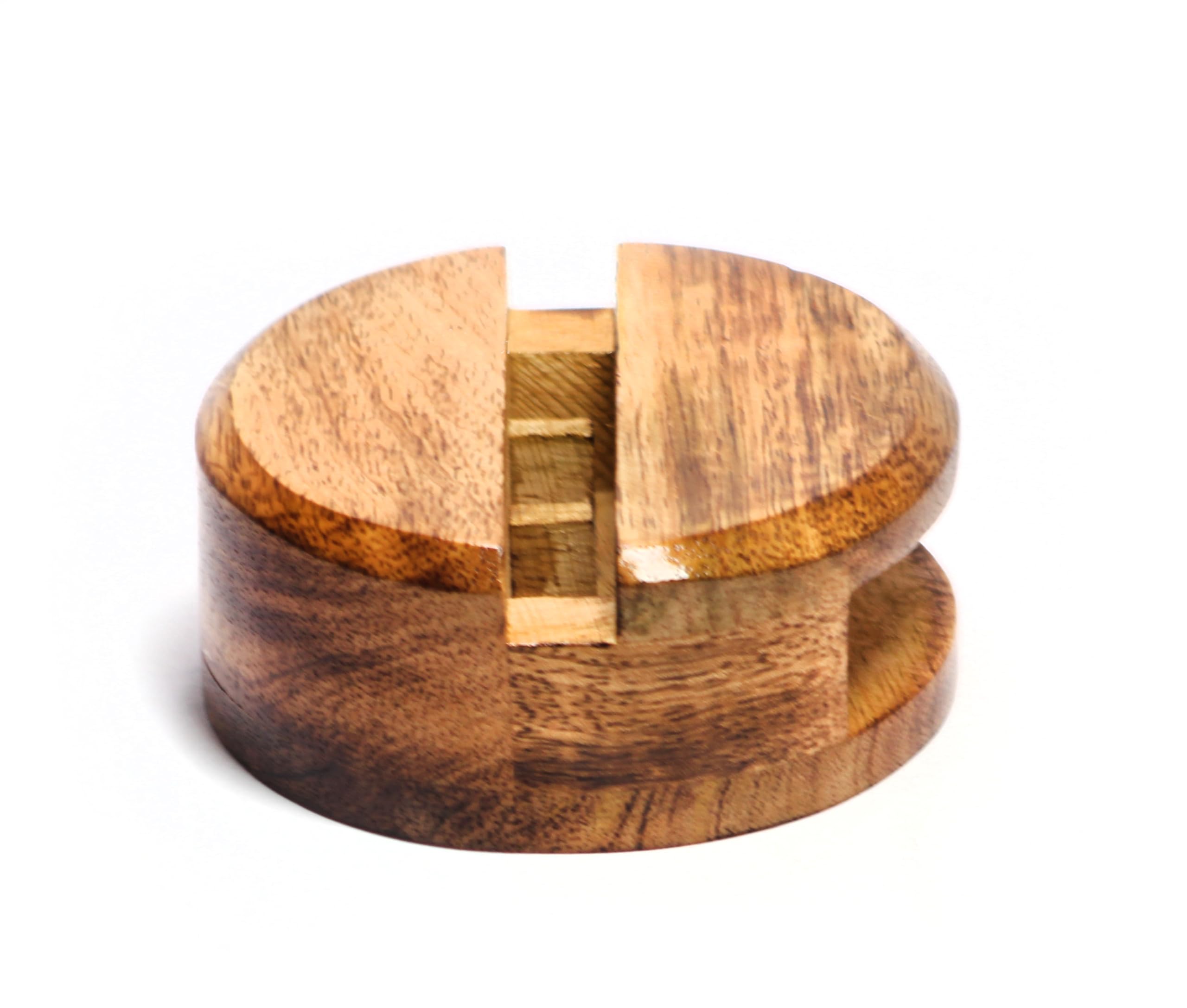 Premium Wooden Phone Stand with Speaker Amplifier - Handmade Desktop Mobile Holder for All Smartphones - Perfect for Home Office, Zoom Calls & Music Listening