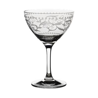 Vintage Dots 8 oz Martini Glasses Set of 24 - Elegant Steelite Cocktail Glasses for Bars, Restaurants & Home Entertaining - Perfect for Martinis, Cocktails & Special Occasions