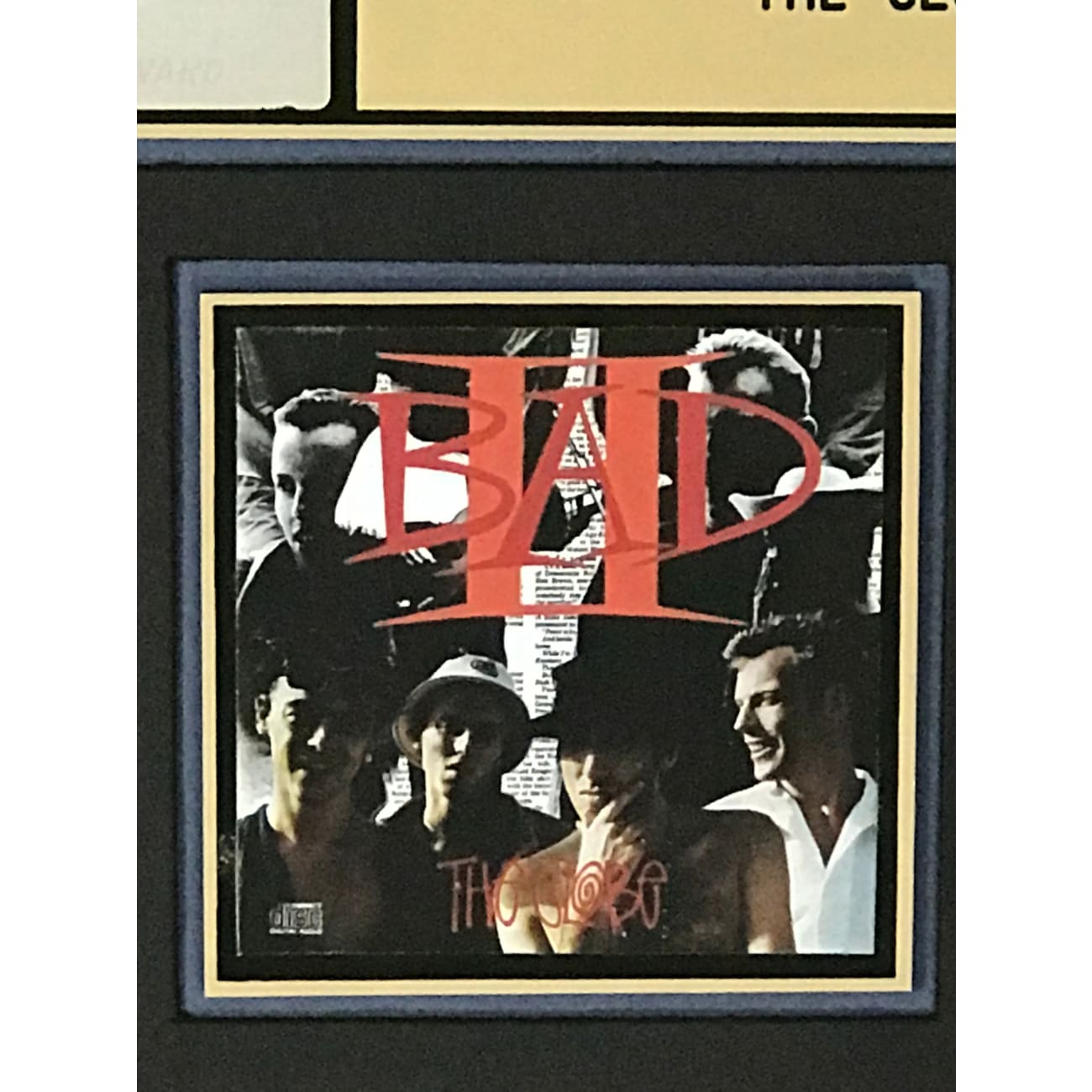 Big Audio Dynamite II The Globe RIAA Gold Album Award - Certified Gold Record for Music Collectors & Fans - Perfect for Home Display, Music Room Decor & Gift for Audiophiles