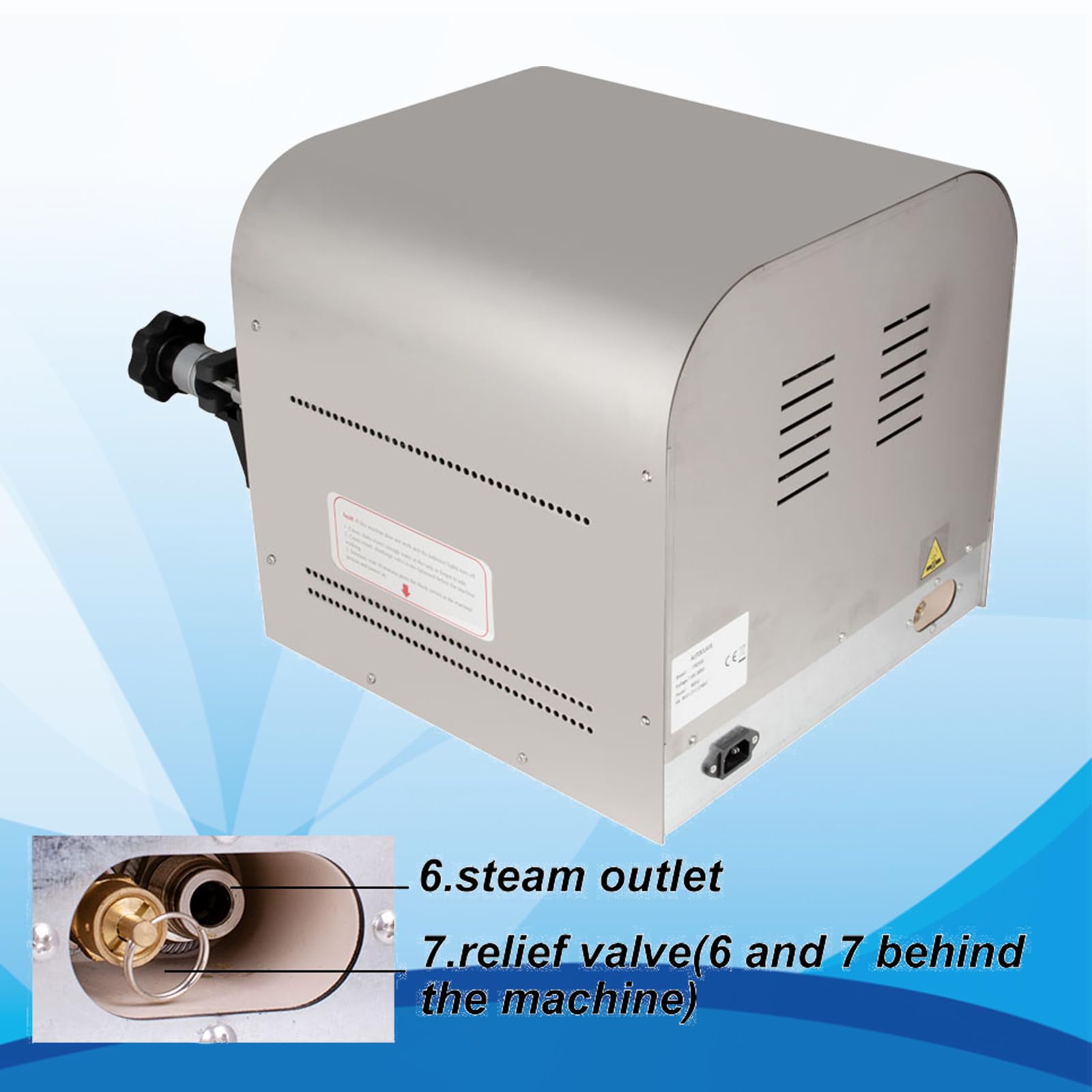 14L 900W Automatic Steam Autoclave Sterilizer with 3 Trays - 304 Stainless Steel Lab Equipment for Medical, Dental & Tattoo Tools Sterilization | Perfect for Clinics, Laboratories & Beauty Salons