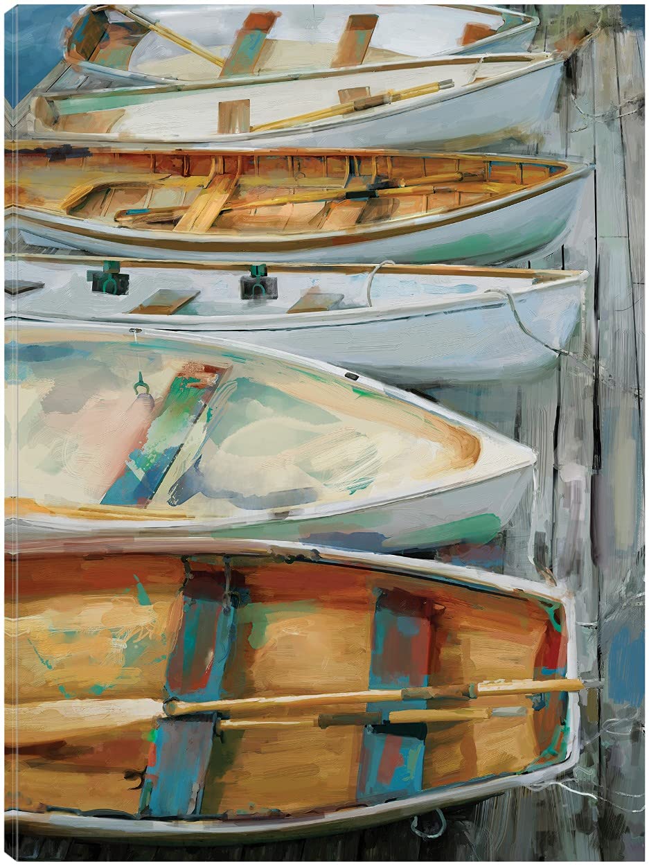 Premium Dockside Fine Art Canvas Wall Decor - 35