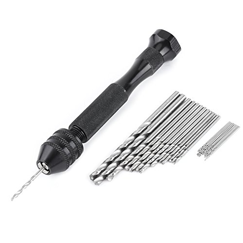 26-Piece Twist Drill Bit Set - Precision Micro Hand Drill Tools for DIY Woodworking, Jewelry & Pendant Making | Electric Drill Accessories for Crafts & Hobby Projects