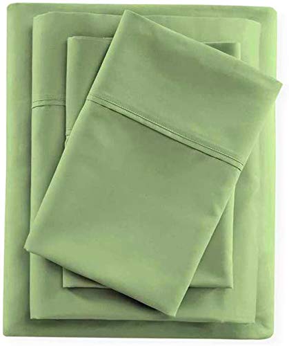 Premium Egyptian Giza Cotton 4-Piece Queen Sheet Set - 100% Breathable Luxury Bedding for Cool & Comfortable Sleep - Perfect for Master Bedrooms, Guest Rooms & Hotels
