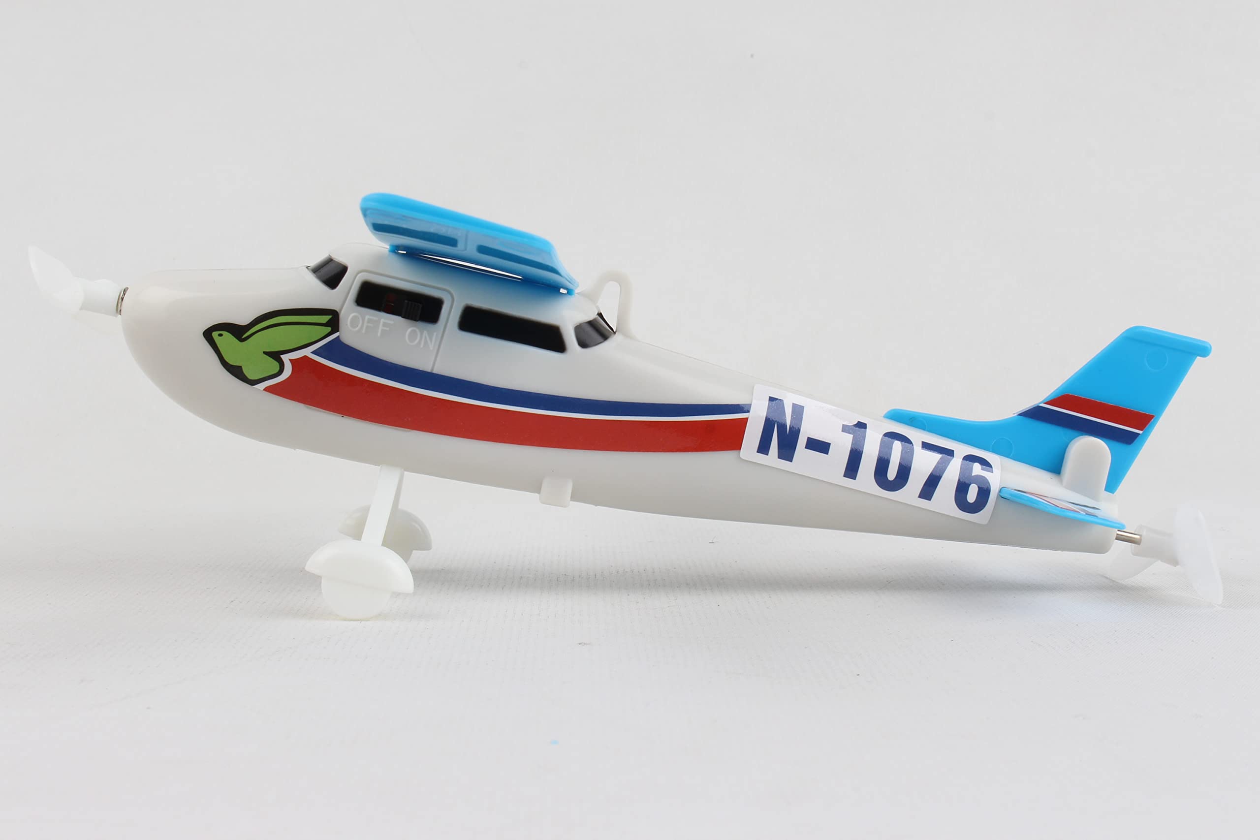 Daron Flying Skyhawk on a String - Blue Toy Airplane | Fun Interactive Hanging Aircraft for Kids' Room Decor & Playtime | Perfect for Aviation-Themed Bedrooms & Birthday Gifts