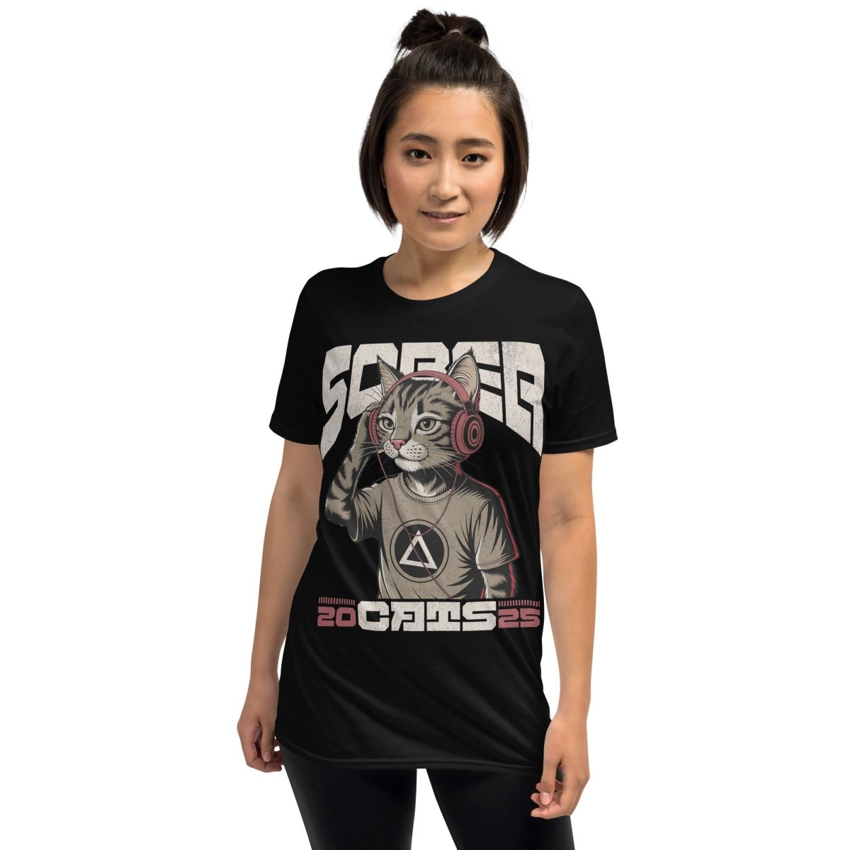 Sober Cats 25 - Essential Cotton T-Shirt for Men & Women | Casual Comfort Wear for Everyday Outfits & Street Style