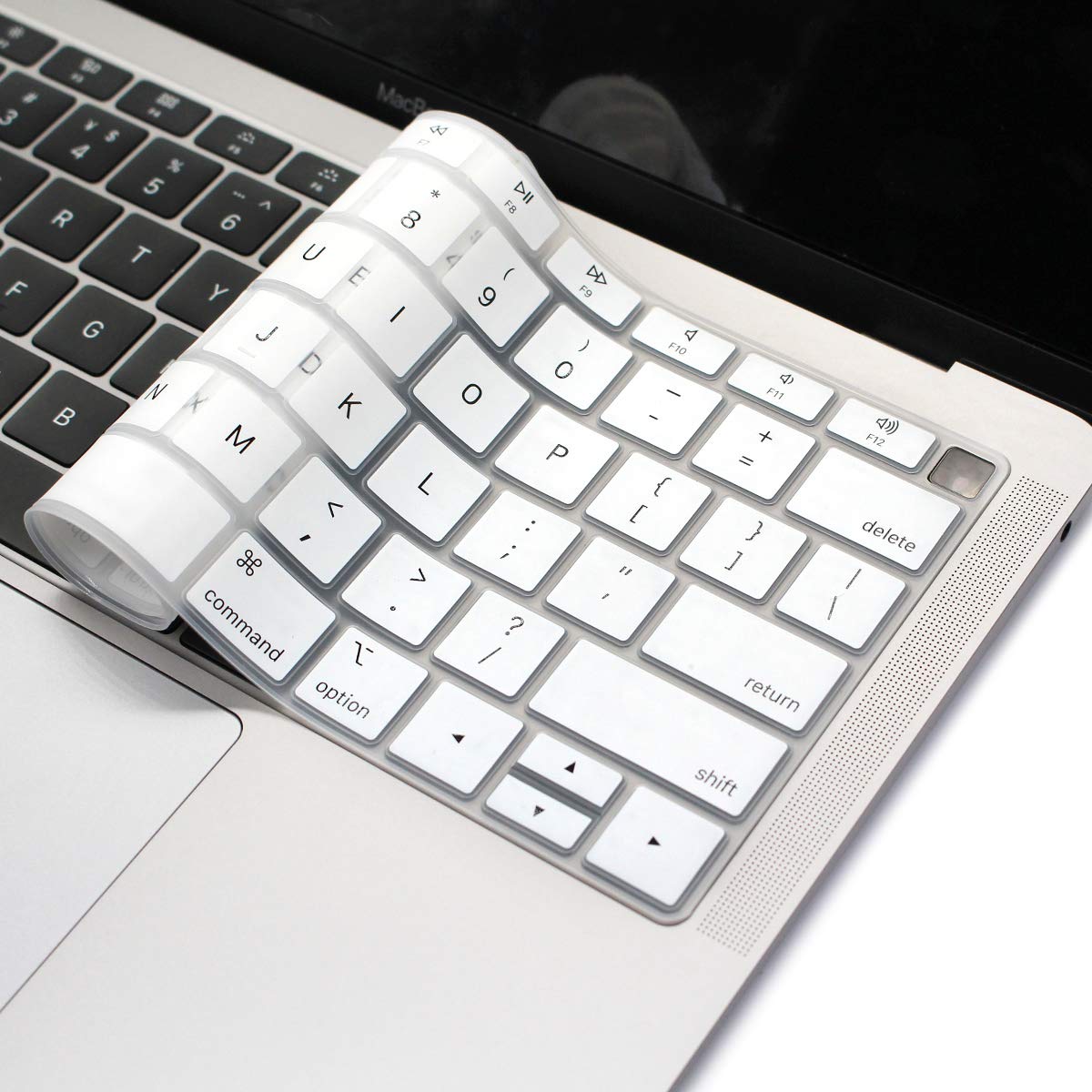 Se7enline MacBook Air 13 Inch Keyboard Cover - Soft Silicone Skin Protector for Mac Air 13