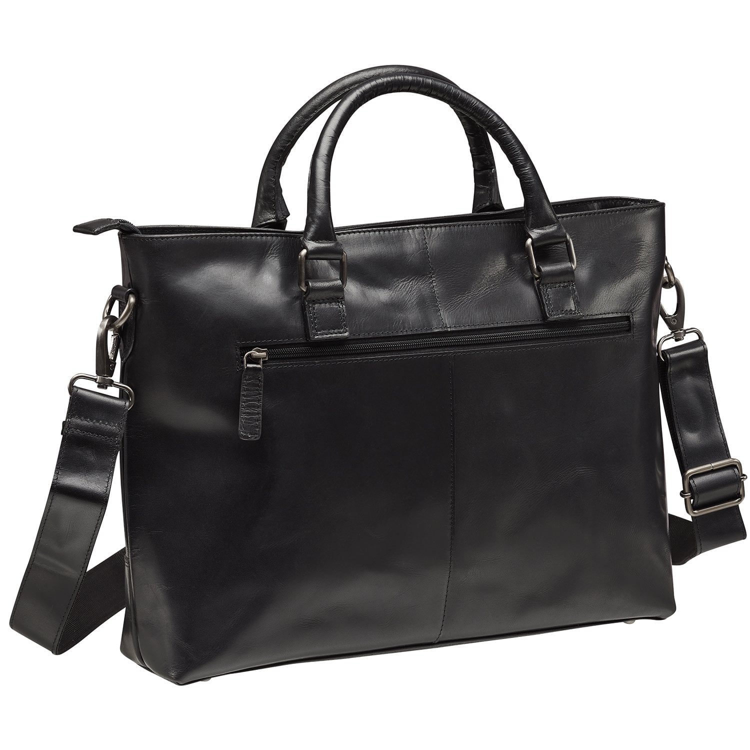 Mancini BUFFALO 14 Inch Laptop Tote Bag - Stylish & Durable Work Bag for Women & Men - Perfect for Office, Business Travel & College