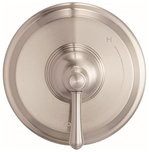DANZE D510457BSTC Opulence 1H Pressure Balance Trim Kit & Treysta Cartridge for Valve - Satin Black Finish | Perfect for Bathroom & Shower Faucet Replacement