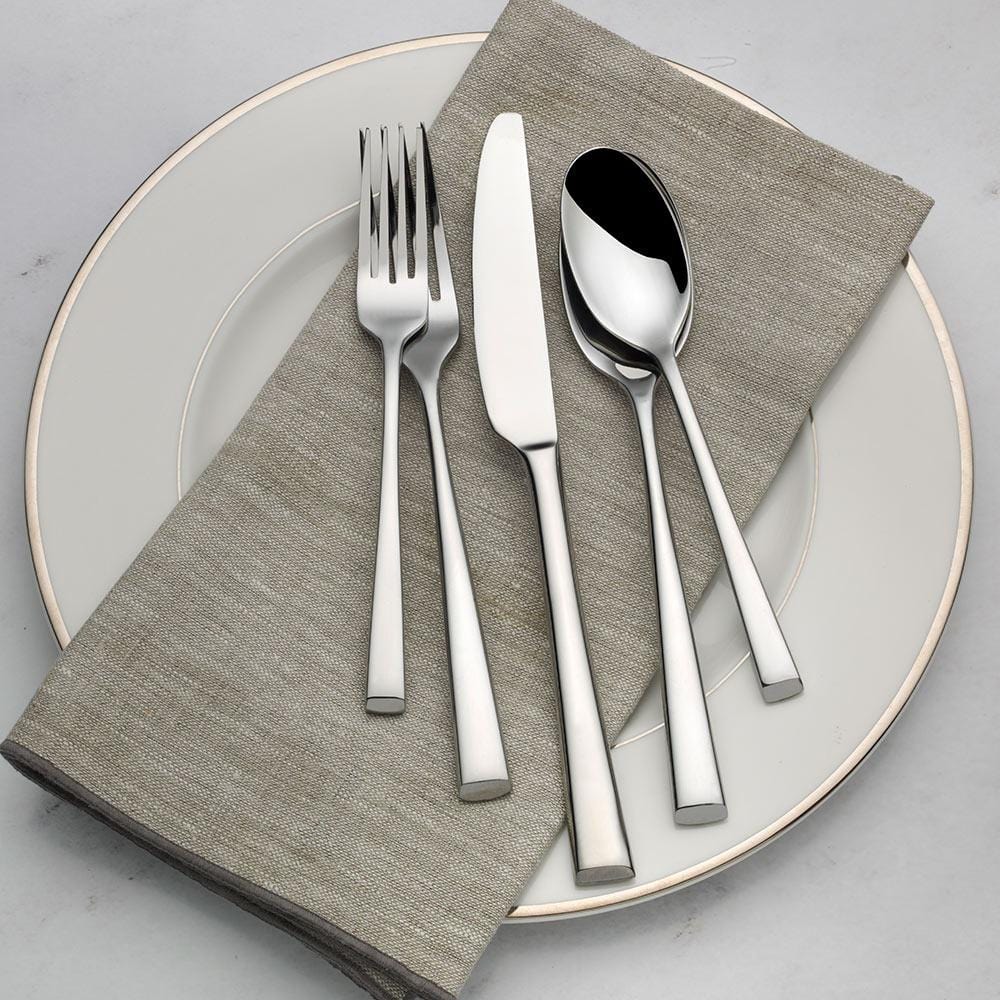 Rockford Forged 20-Piece Stainless Steel Flatware Set - Service for 4 - Elegant Silverware for Dining, Kitchen & Entertaining - Dishwasher Safe Cutlery Set for Everyday Use & Special Occasions