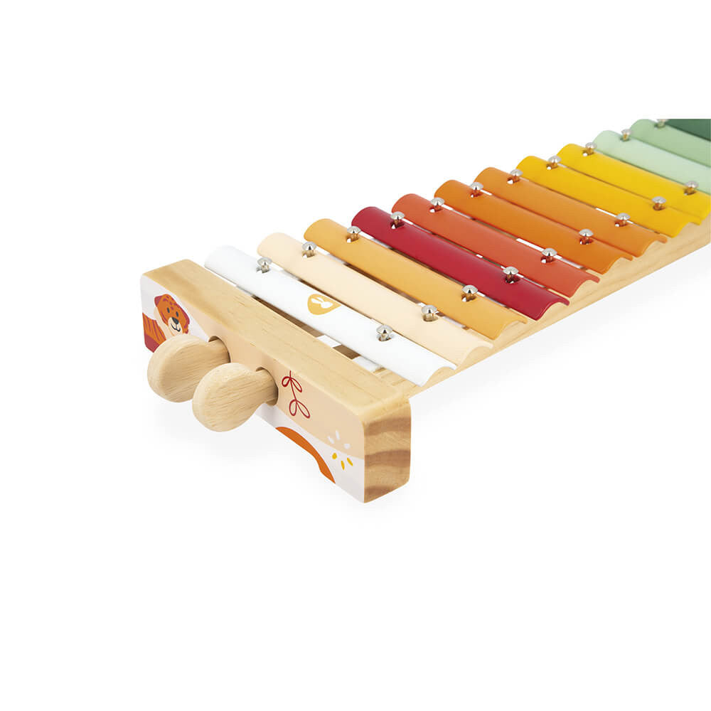 Sunshine Metal Xylophone - Professional 8-Note Musical Instrument for Kids & Adults - Perfect for Music Education, Classroom, and Home Play
