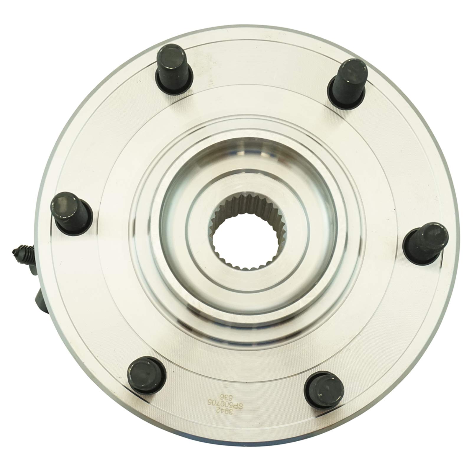 TRQ Front Left & Right Wheel Hub Bearing Assembly - Compatible with 2012-2015 Nissan Armada & 2011-2015 Titan - Driver & Passenger Side Replacement - Perfect for Off-Roading, Towing & Daily Commuting
