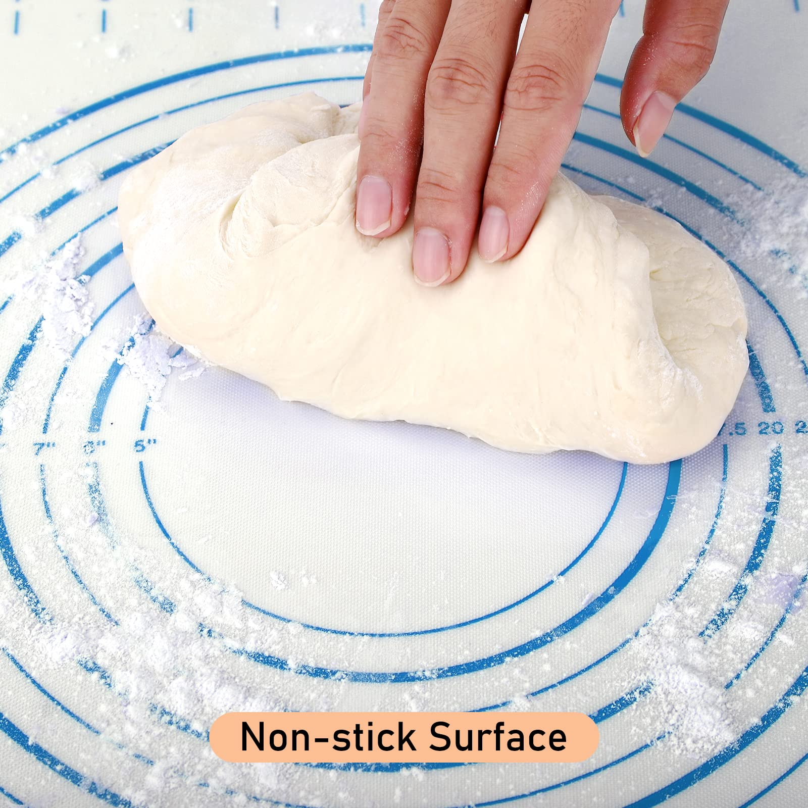 Non-Slip Silicone Baking Mat with Measurement Marks - 12