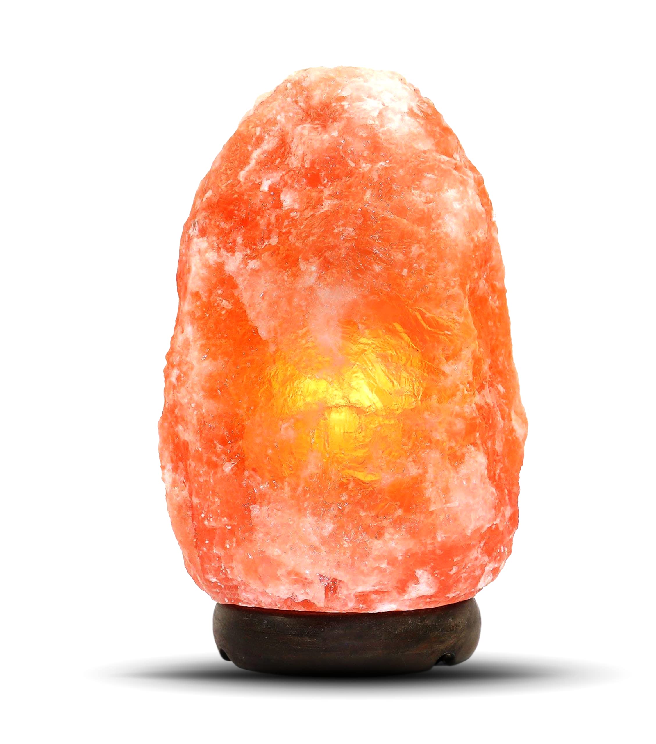 Original Himalayan Pink Salt Lamp - 108 ELEMENTS™ Natural Rock Salt Night Light for Bedroom, Yoga & Meditation Room Decor - Handcrafted in Pakistan (6-8 lbs)