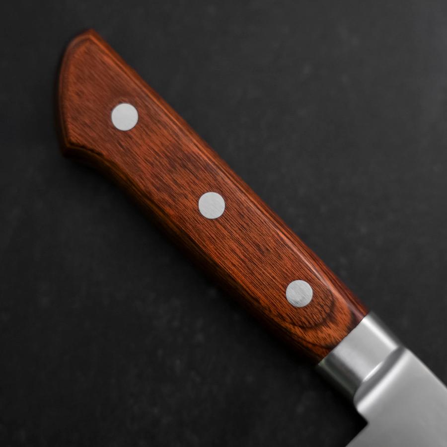 Premium Japanese Sujihiki Knife 210mm - VG-5 Stainless Steel with Tsuchime Hammered Finish & Western Handle - Perfect for Sushi, Sashimi, and Meat Slicing