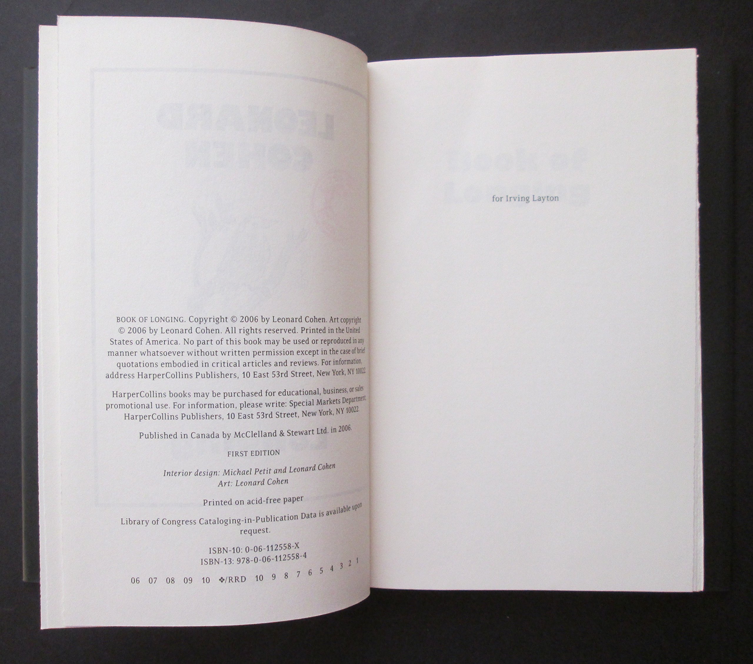 Book of Longing - Poetry Collection by Leonard Cohen | Emotional & Spiritual Poetry for Reflection & Meditation | Perfect for Poetry Lovers & Thoughtful Gifts