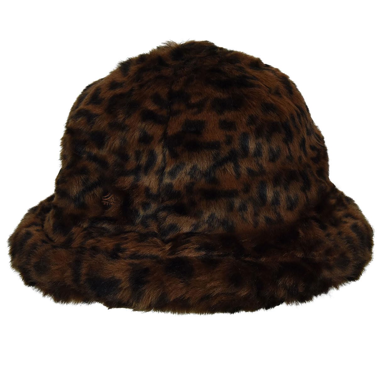 Kangol Faux Fur Bucket Hat - Zebra Print White - Stylish Unisex Casual Sun Hat for Outdoor Activities, Beach, and Fashion Accessories