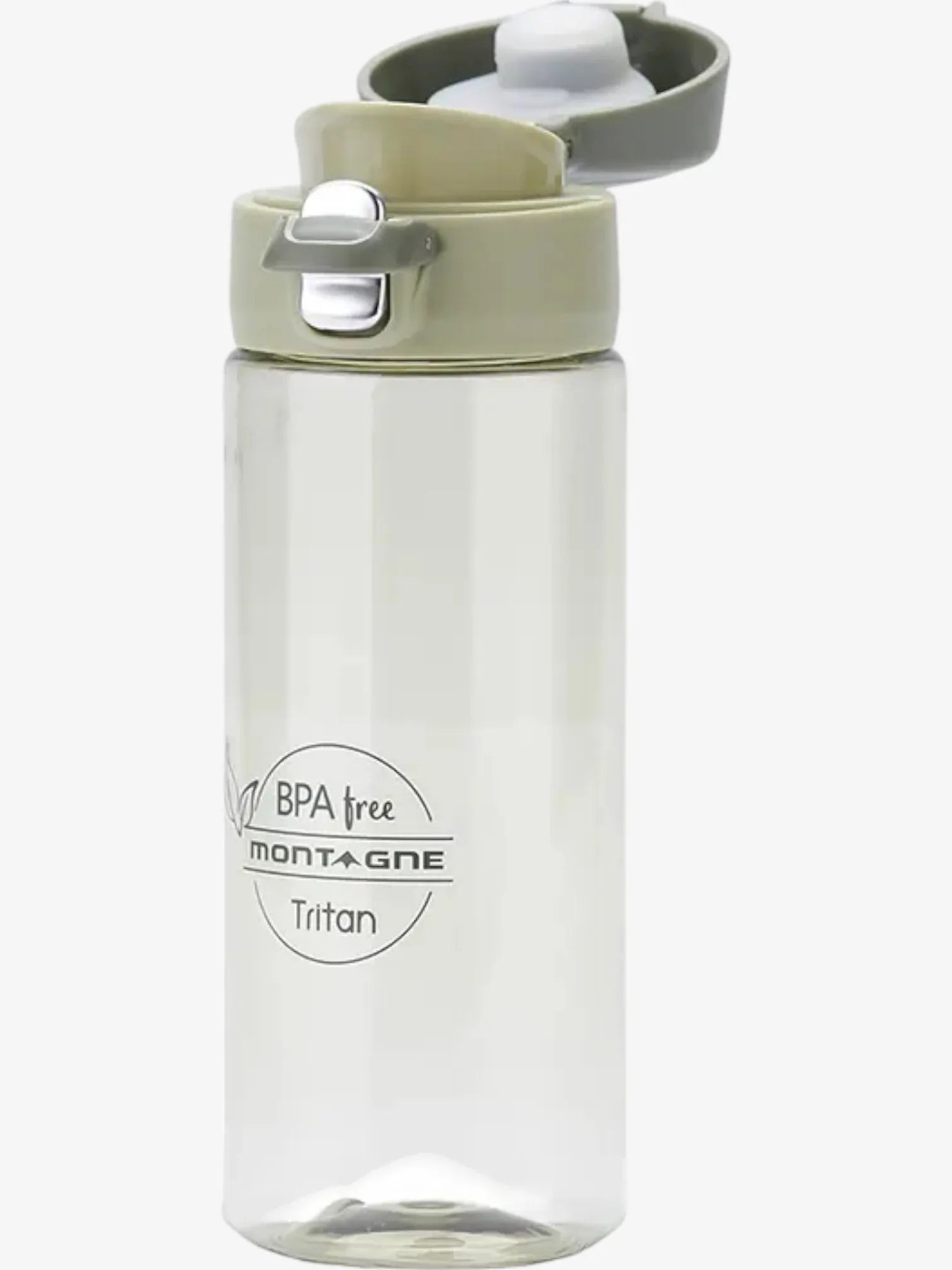 Montagne 400ml Military Green Hydration Water Bottle - Perfect for Hiking, Camping & Outdoor Adventures