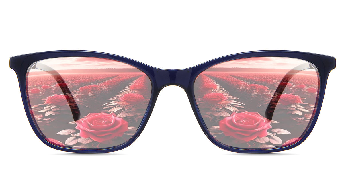 ELLE Women's Prescription Tinted Glasses - Stylish & UV Protection for Work, Driving & Outdoor Activities