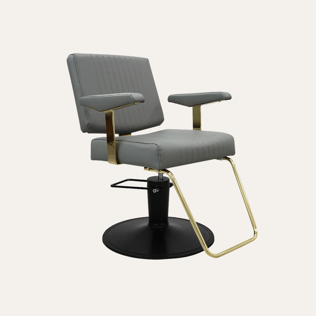 ATHENA Professional Salon Chair - Adjustable Hydraulic Styling Chair for Hairdressers & Barbers - Perfect for Salons, Barber Shops & Home Use