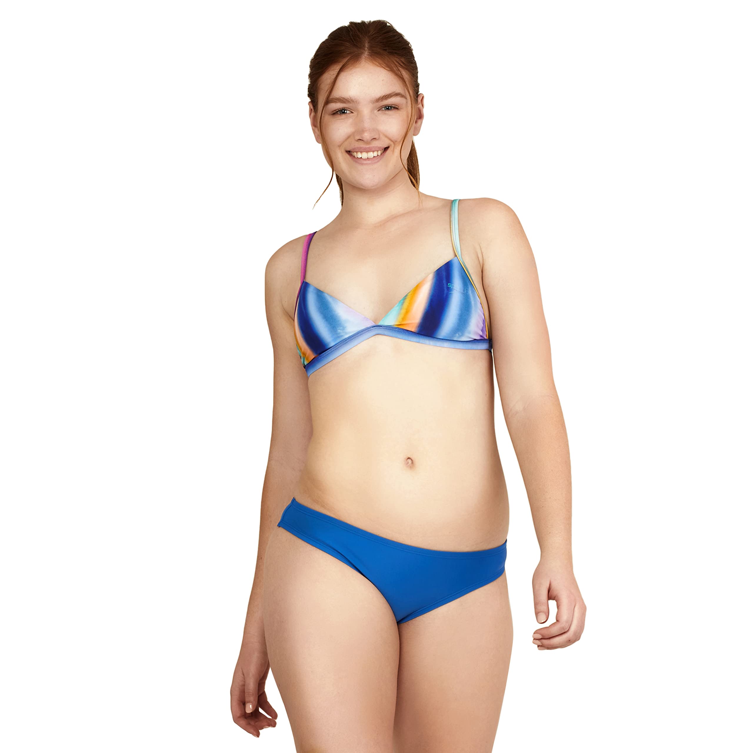 Speedo Women's Triangle Bikini Top - Comfortable Swimwear for Beach, Pool & Summer Vacations | Perfect for Swimming, Sunbathing & Water Sports
