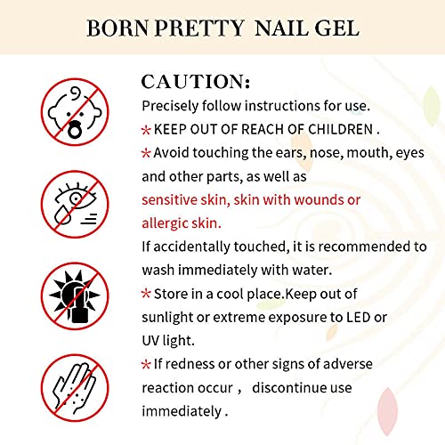 BORN PRETTY 10ml Black Spar Series Gel Nail Polish BP03 - Soak Off UV/LED Nail Polish for Salon & DIY Manicure | Long-Lasting Nail Art Design | Perfect Gift for Nail Lovers | Requires UV Light to Cure | Great for Home Use, Parties & Special Occasions