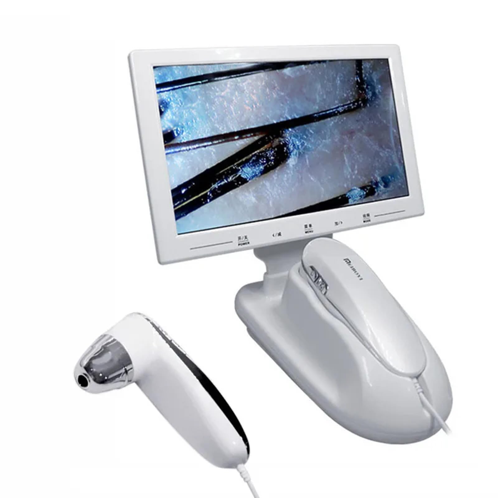 **11 Inch HD Screen Digital Scalp & Skin Analyzer – Hair Follicle Detector & Moisture Tester for Home, Spa & Salon – Perfect for Hair & Scalp Care, Skin Diagnosis & Beauty Treatments**