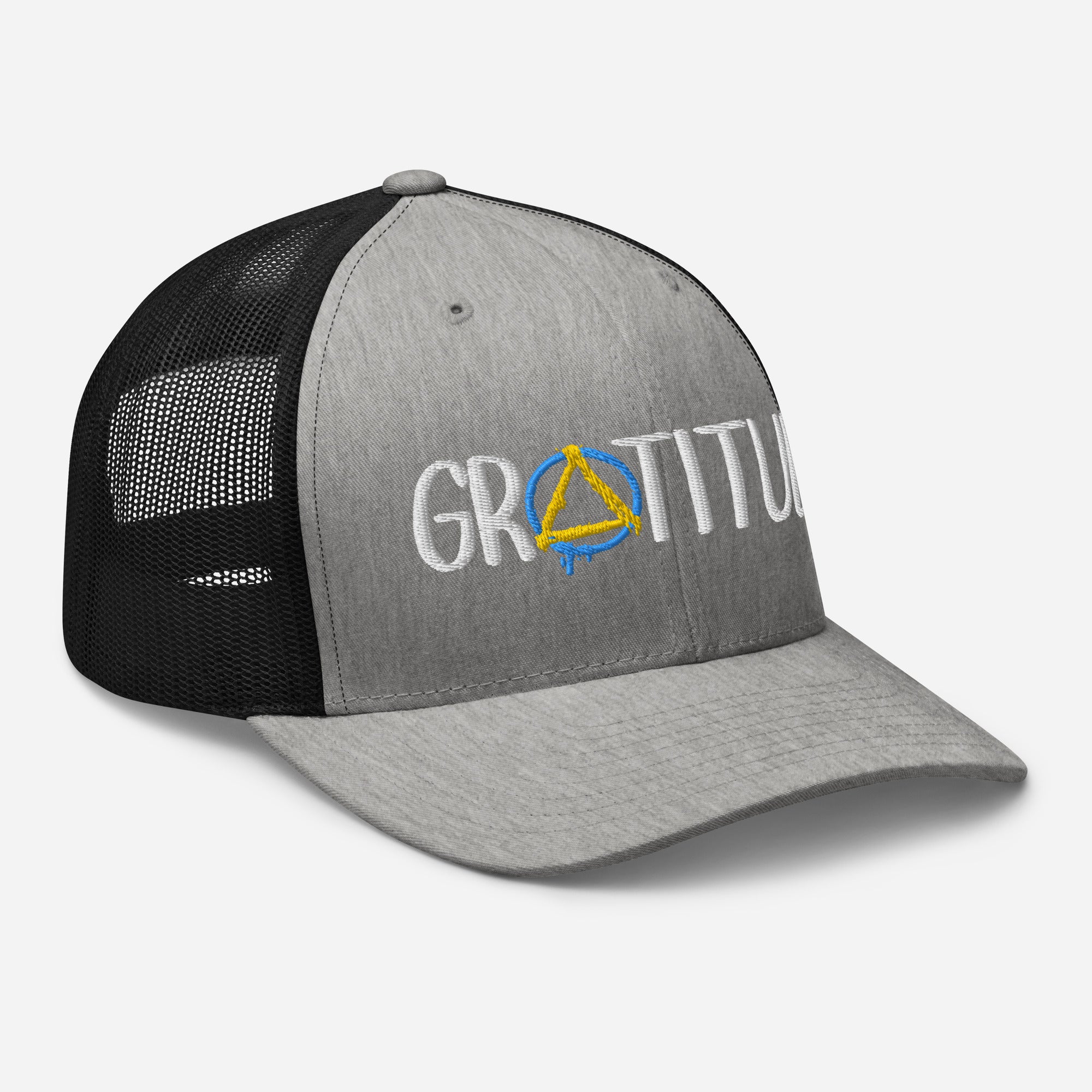 Grateful Trucker Hat - Adjustable Snapback Cap for Men & Women - Perfect for Outdoor Activities, Hiking, and Casual Wear