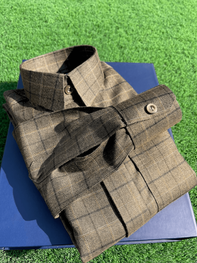 Premium Men's Checkered Cashmere Wool Thobes - Limited Edition Luxury Robe for Special Occasions & Gifting