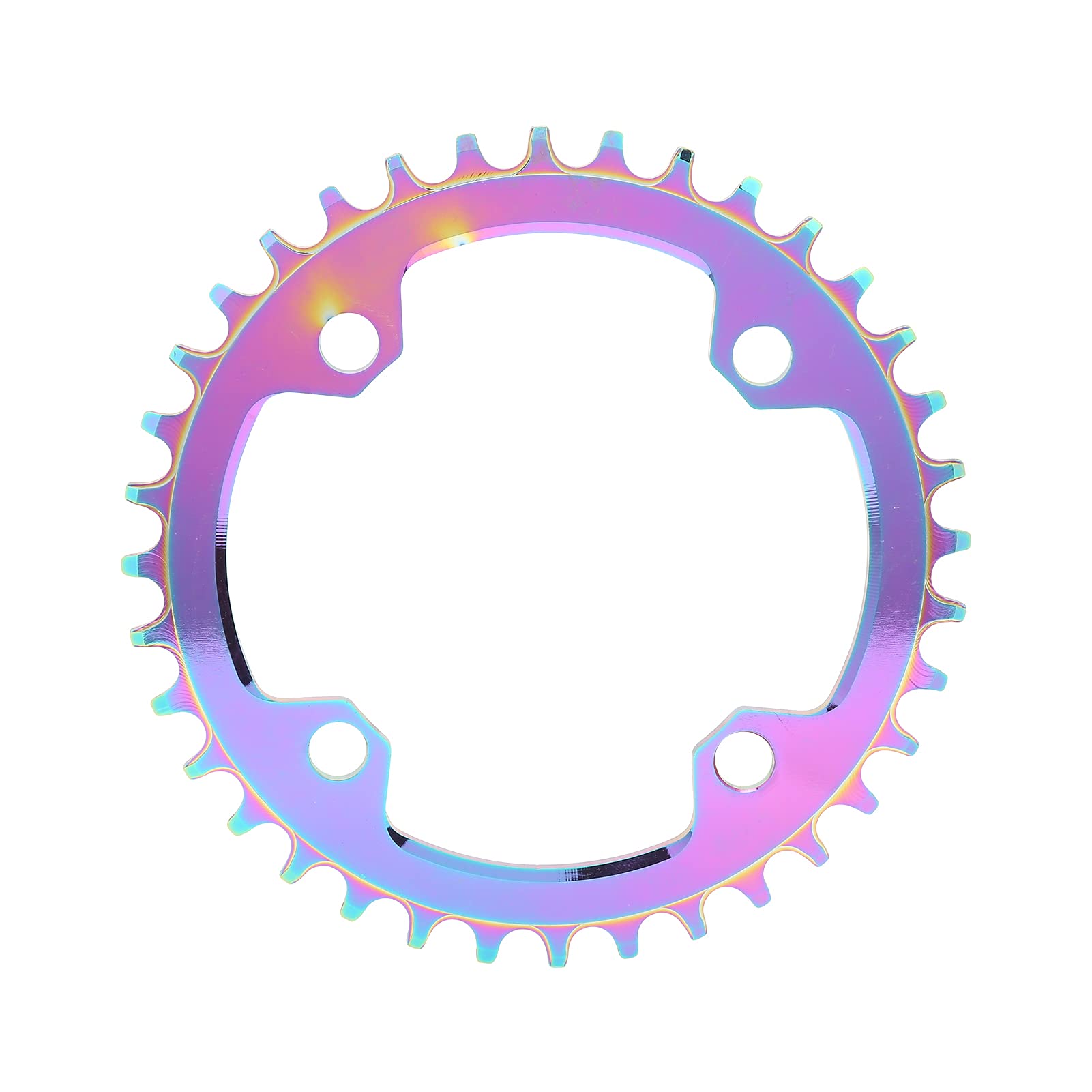 32T/34T/36T/38T 104BCD Mountain Bike Chainring - Durable Positive Negative Chainrings for Road & MTB Bikes - Perfect for Trail Riding, Commuting & Performance Cycling